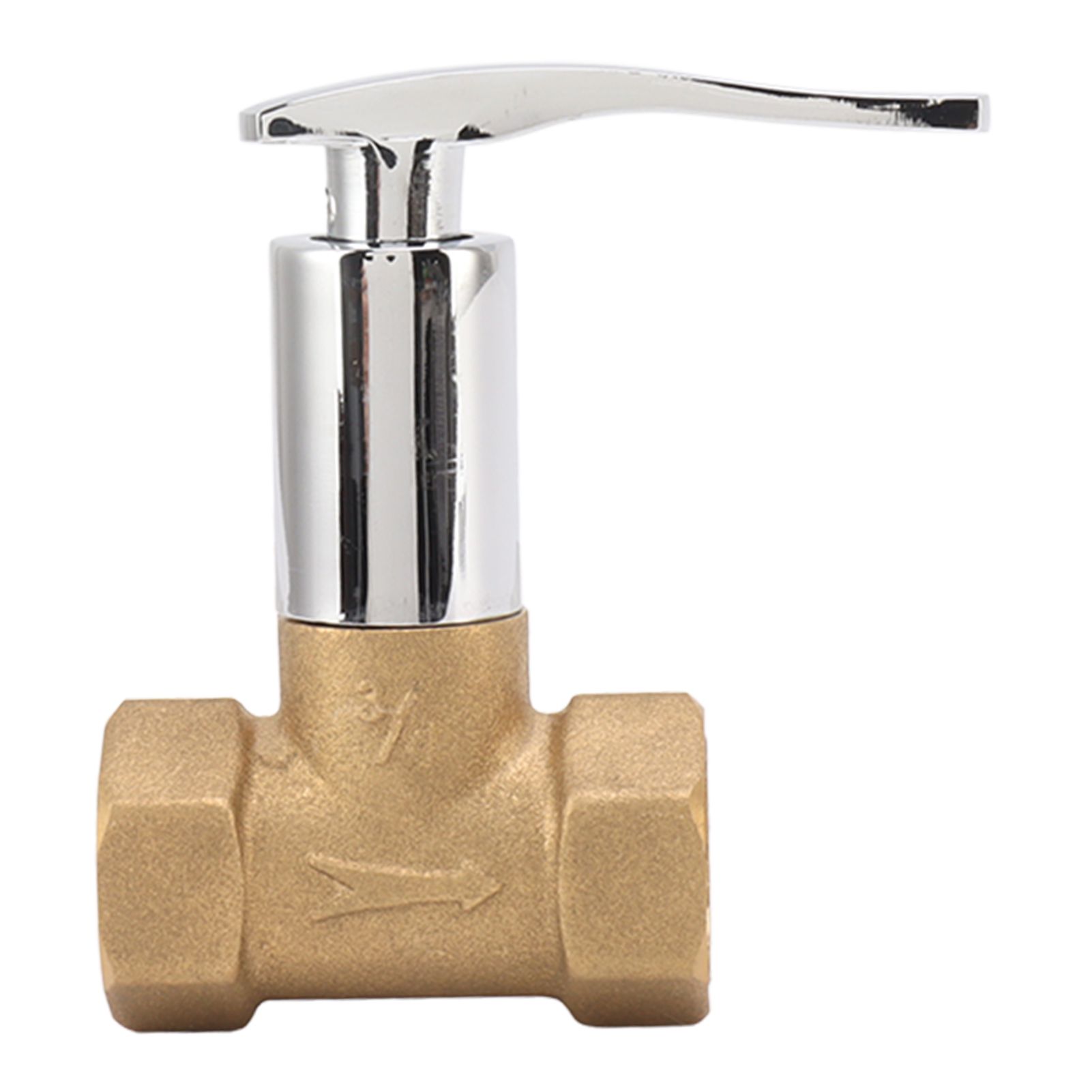 Water Stop Valve 3/4in Concealed Ceramic Brass Electroplated Water Valve for view 7