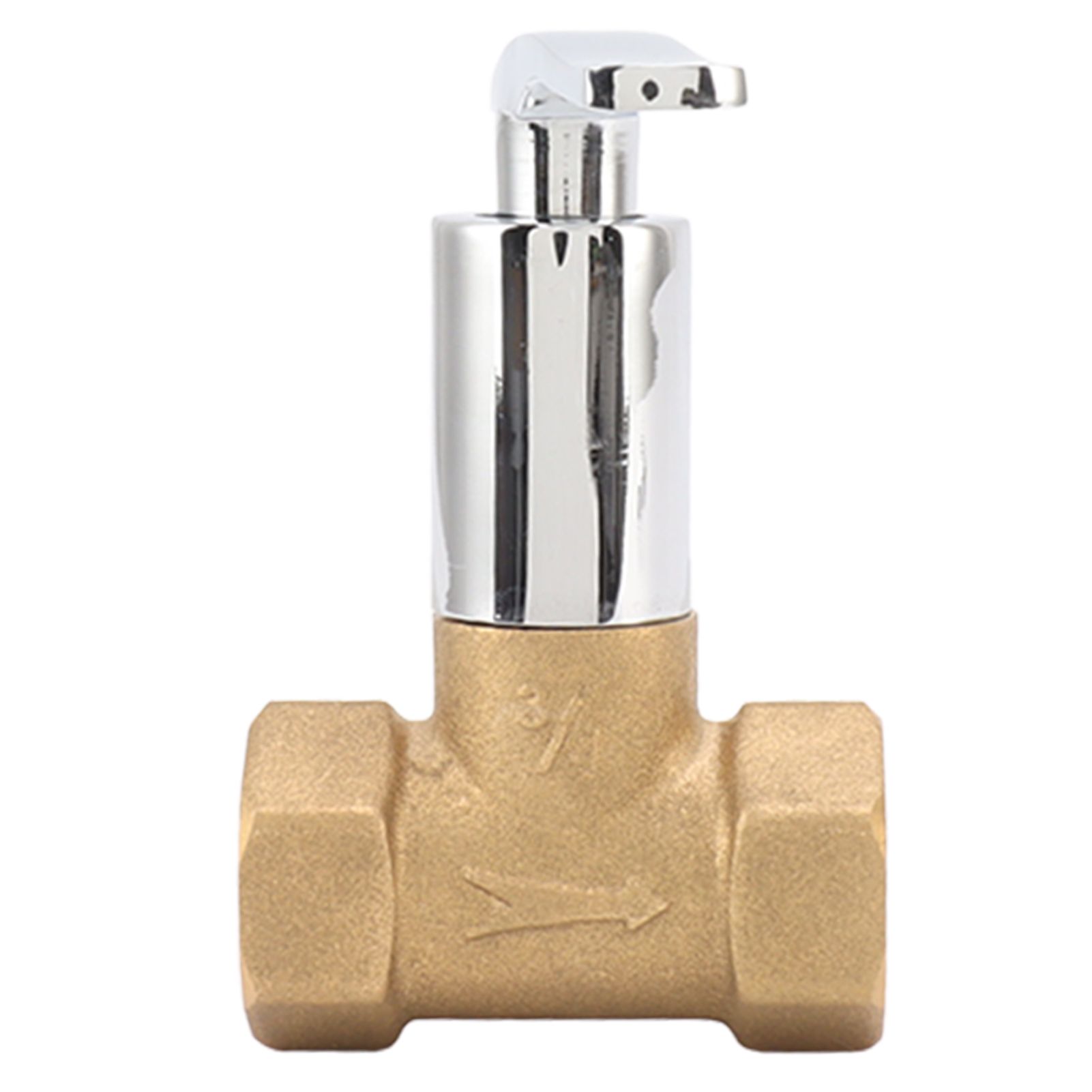 Water Stop Valve 3/4in Concealed Ceramic Brass Electroplated Water Valve for view 10