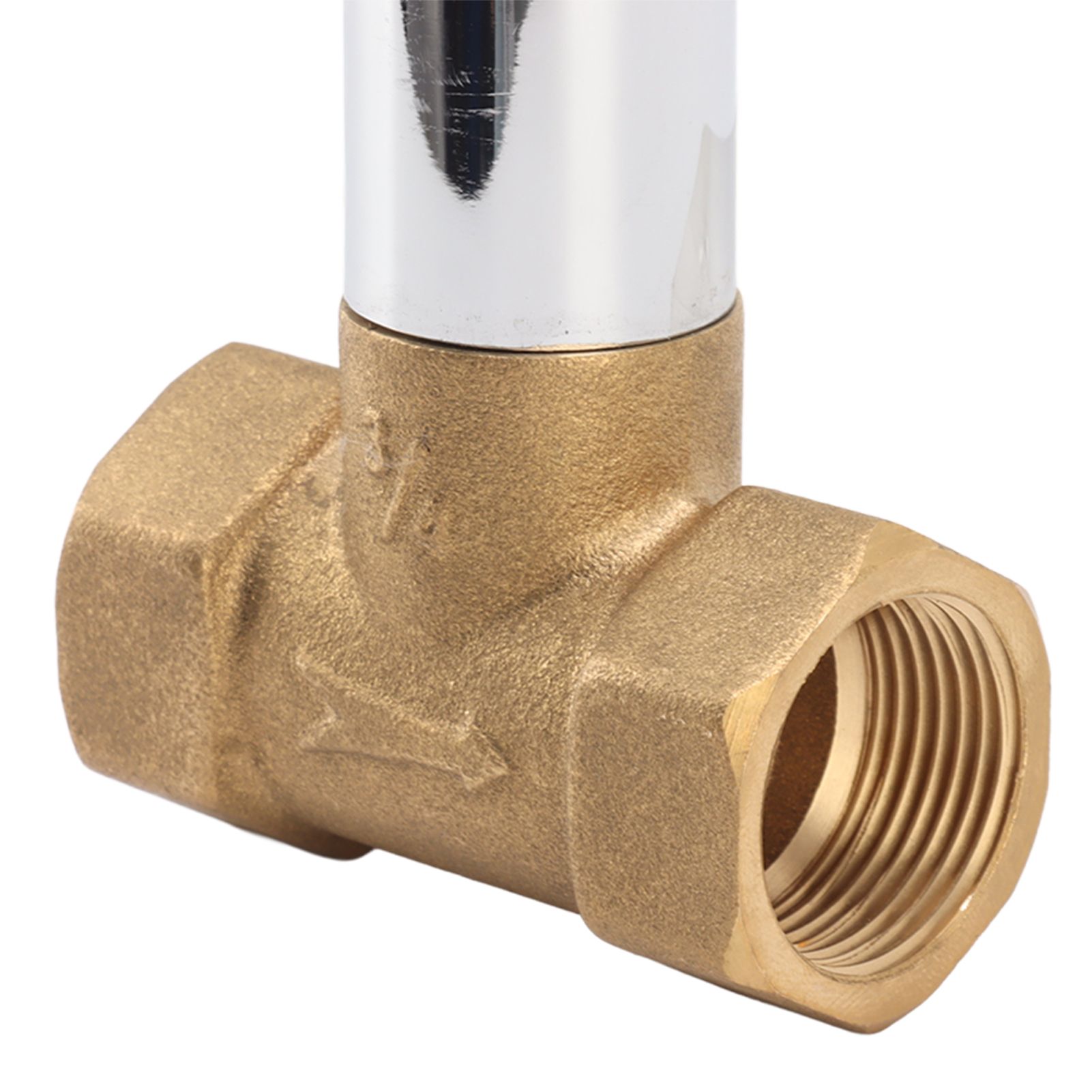 Water Stop Valve 3/4in Concealed Ceramic Brass Electroplated Water Valve for view 15