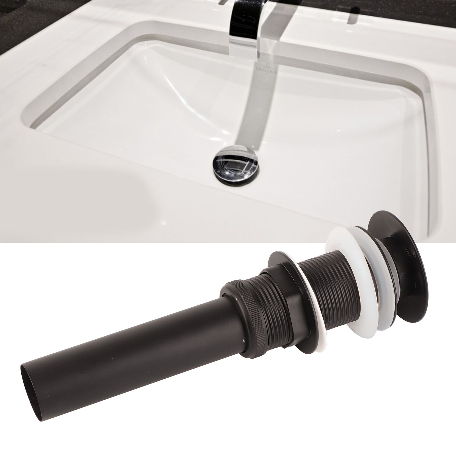 Stainless Steel Bathroom Sink Drain Rustproof Anti Clog Pop Up Drain Stopper view 11
