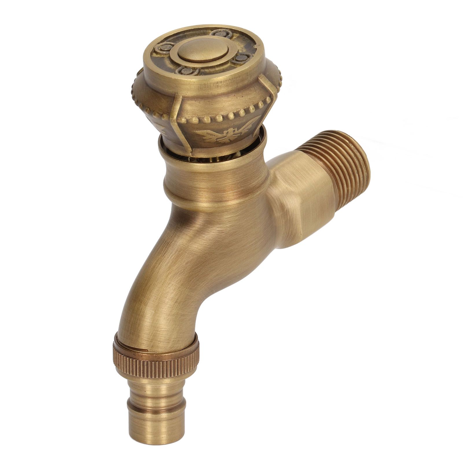 Antique Brass Faucet Bathroom Sink Faucet Cold Hot Water Tap Home Decoration view 5