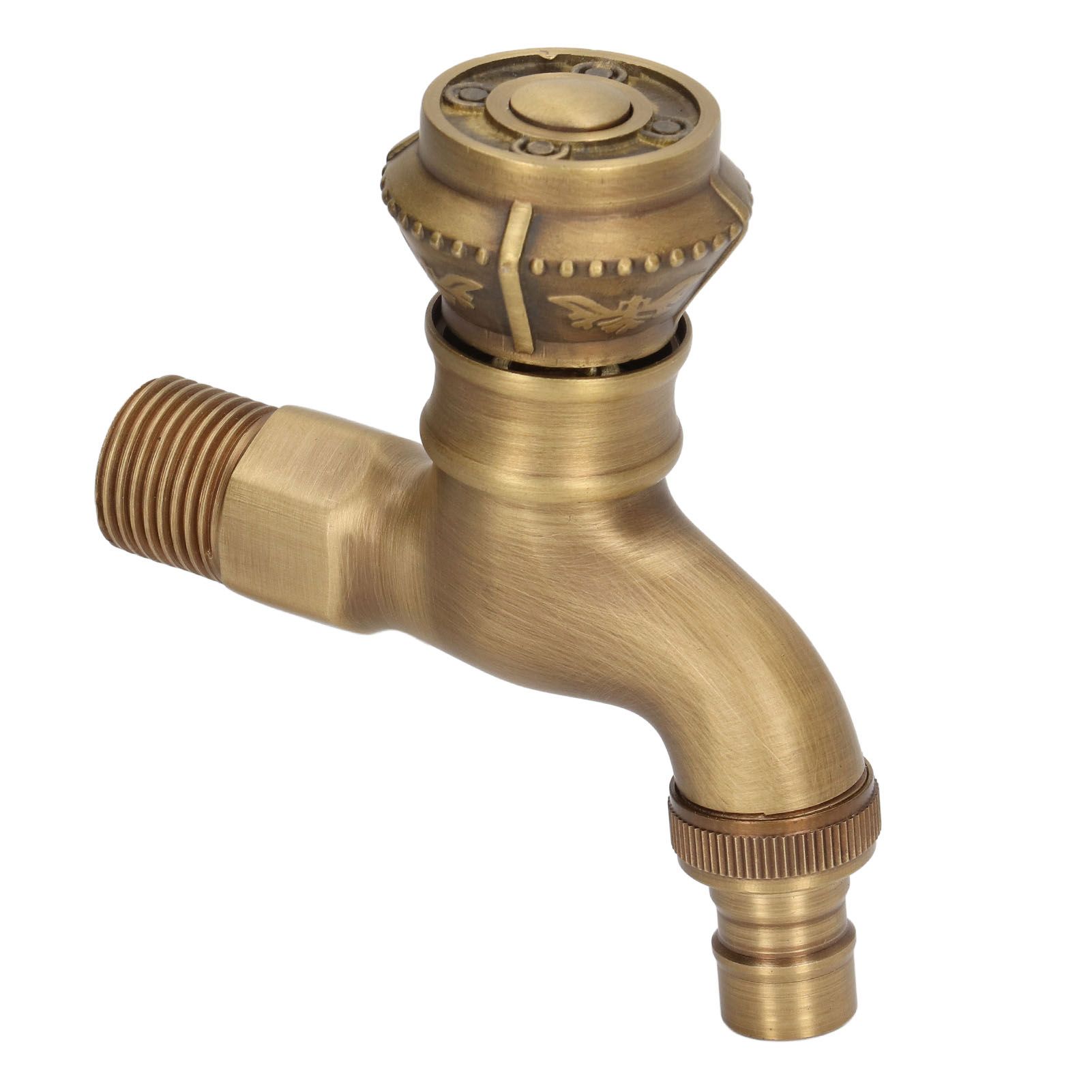 Antique Brass Faucet Bathroom Sink Faucet Cold Hot Water Tap Home Decoration view 6
