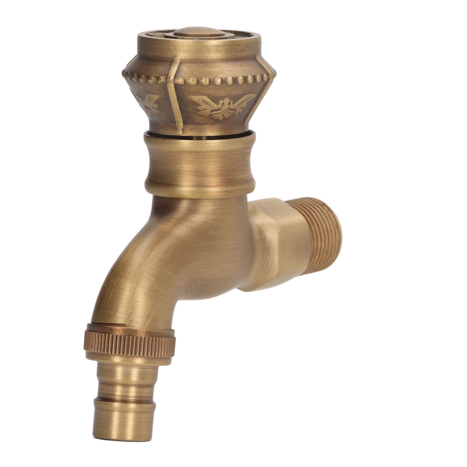 Antique Brass Faucet Bathroom Sink Faucet Cold Hot Water Tap Home Decoration view 9
