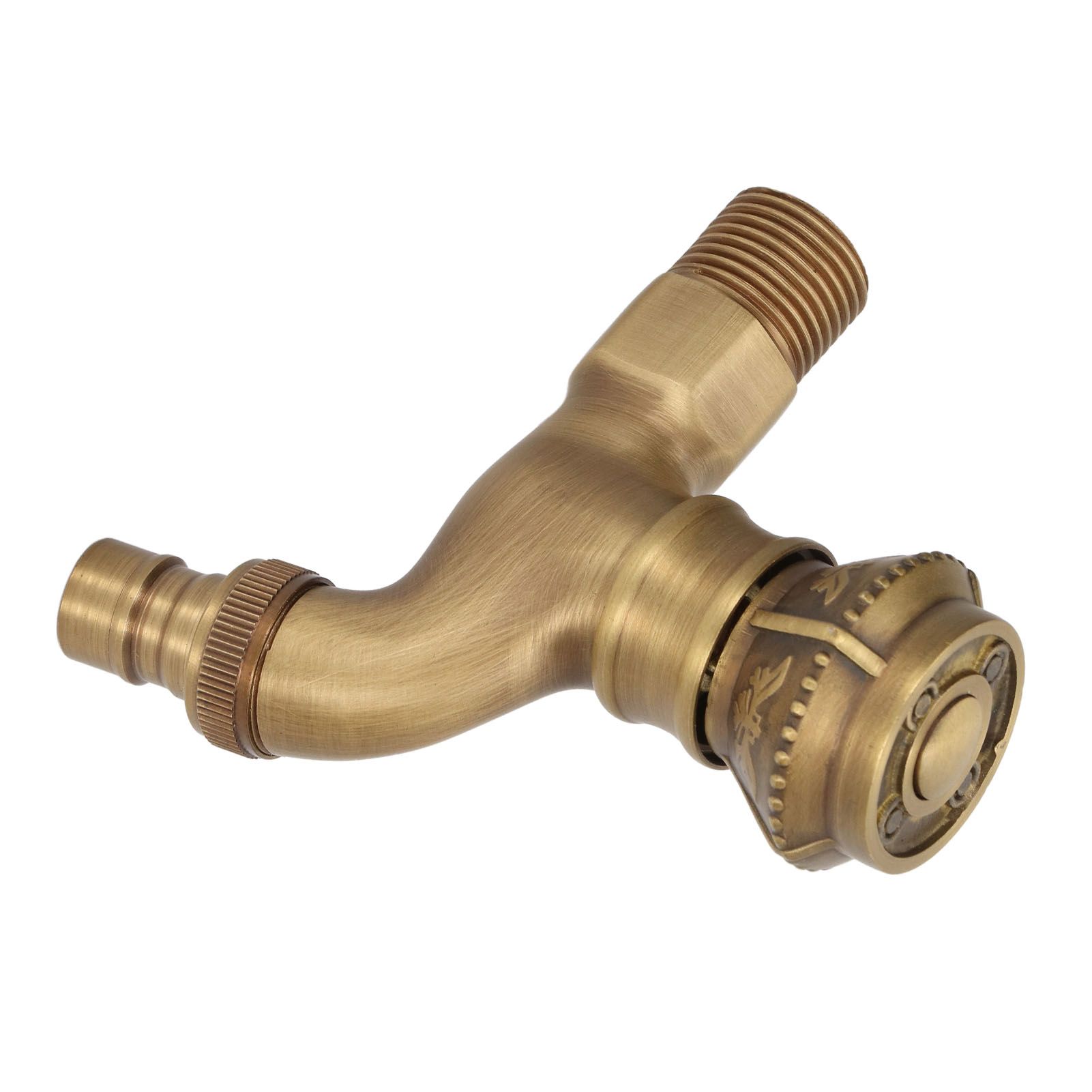 Antique Brass Faucet Bathroom Sink Faucet Cold Hot Water Tap Home Decoration view 14