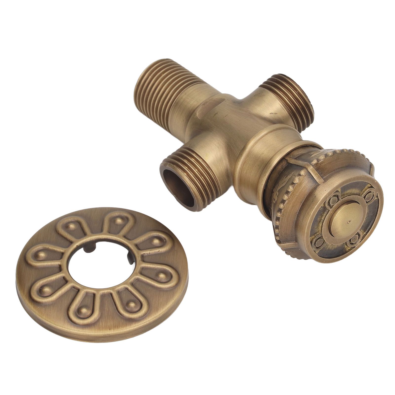 Angle Valve European Antique Style Cold Hot Water Faucet Turn Angle Water Stop view 3