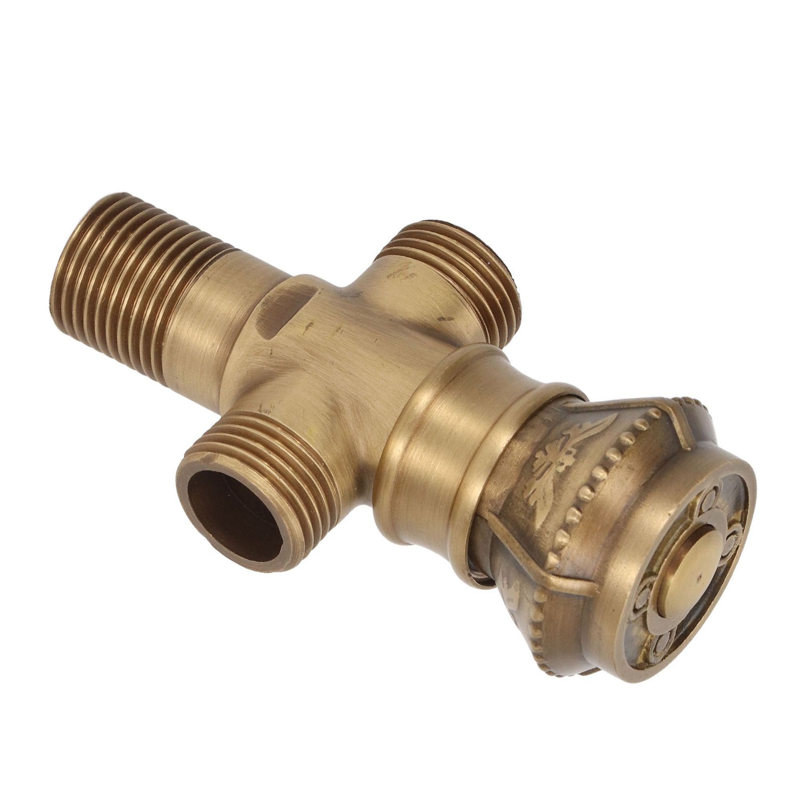 Angle Valve European Antique Style Cold Hot Water Faucet Turn Angle Water Stop view 13