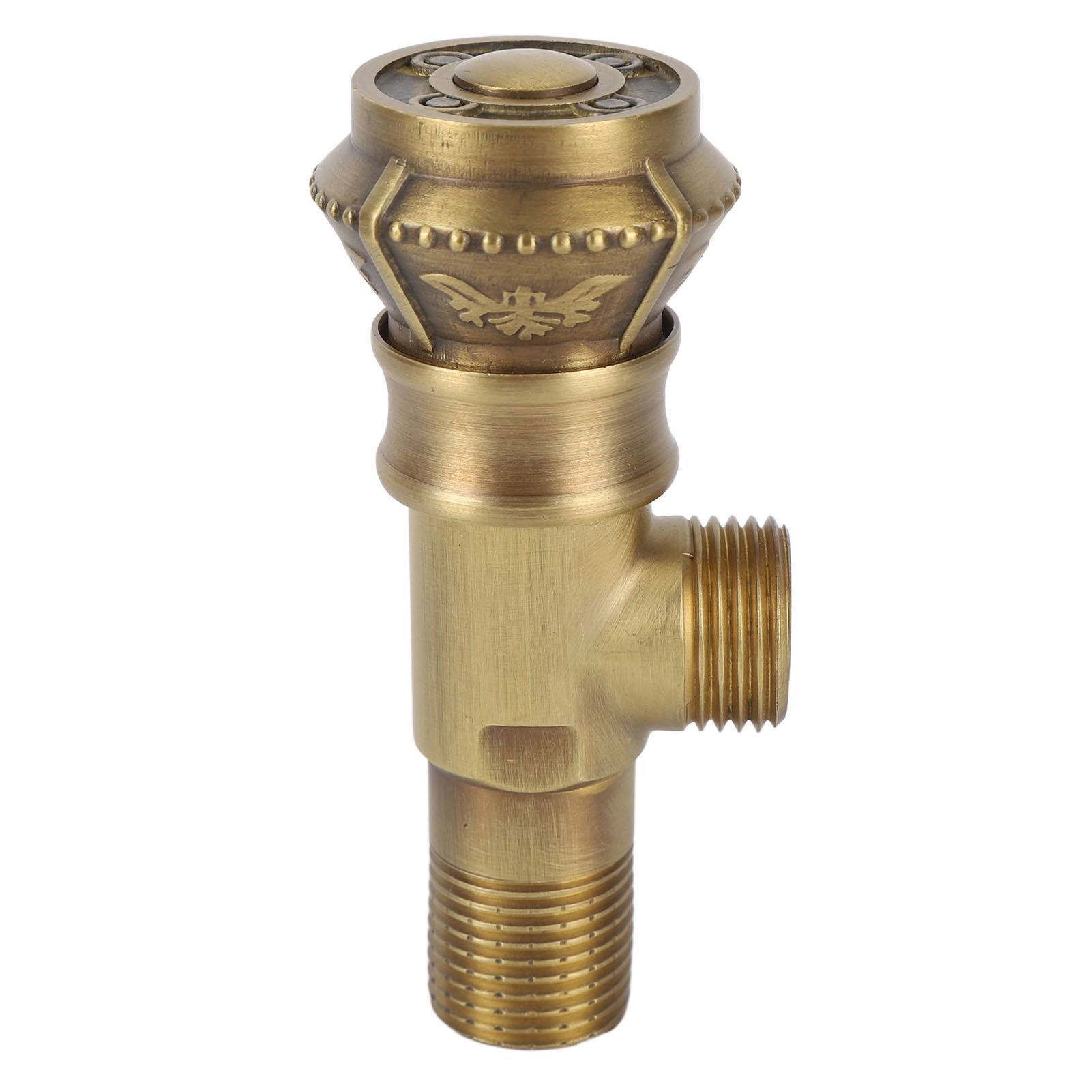 Angle Valve Vintage European Style Brass Cold Hot Water Stop Valve for Water view 6