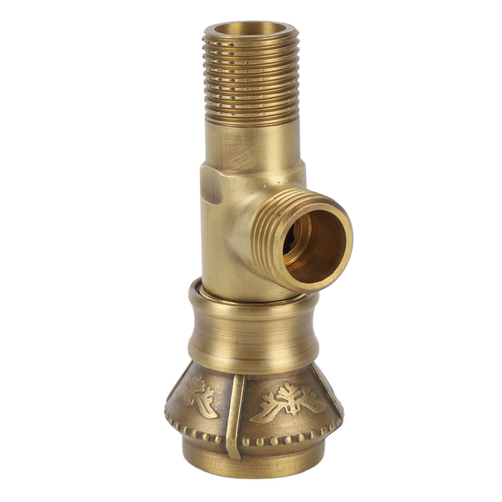 Angle Valve Vintage European Style Brass Cold Hot Water Stop Valve for Water view 7