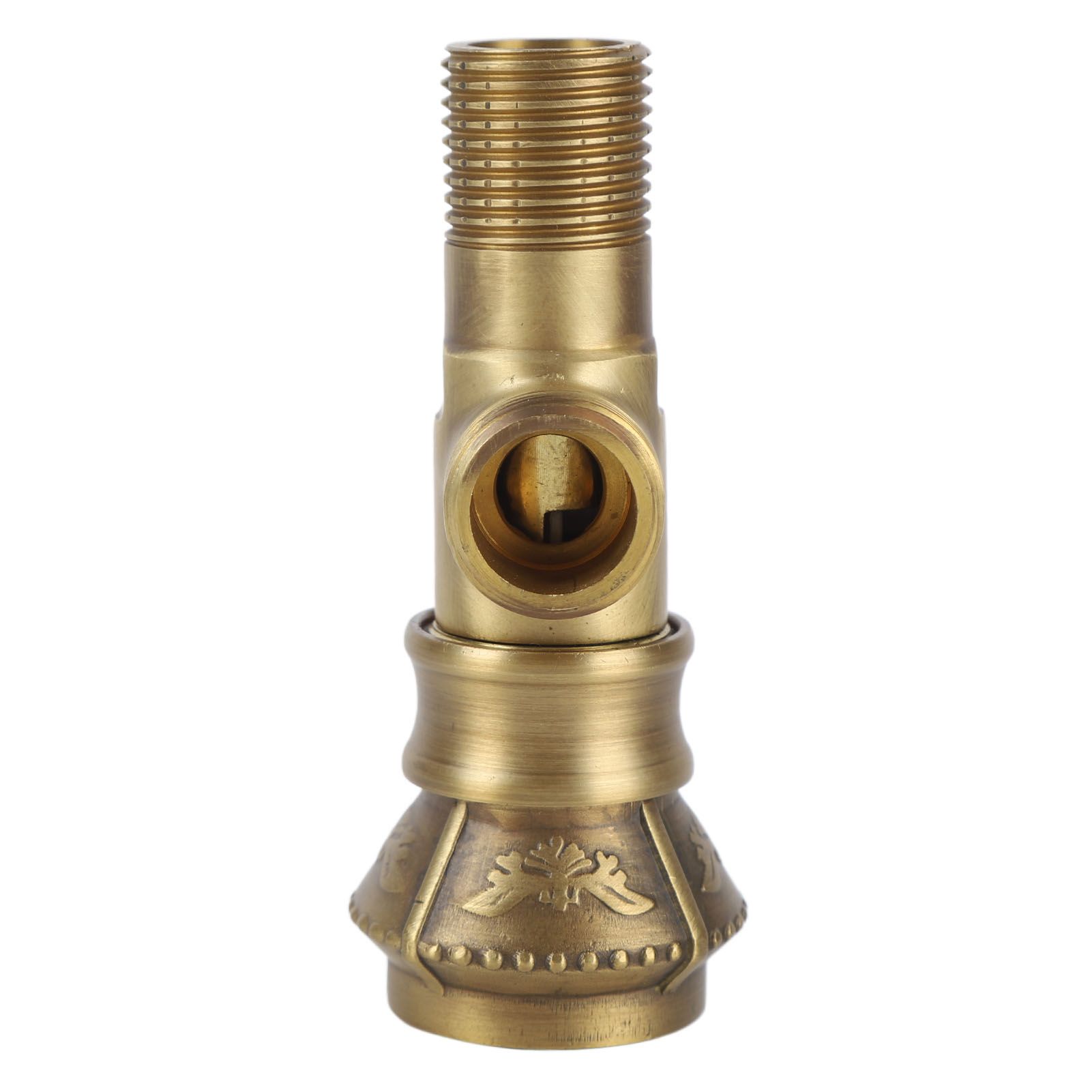 Angle Valve Vintage European Style Brass Cold Hot Water Stop Valve for Water view 8