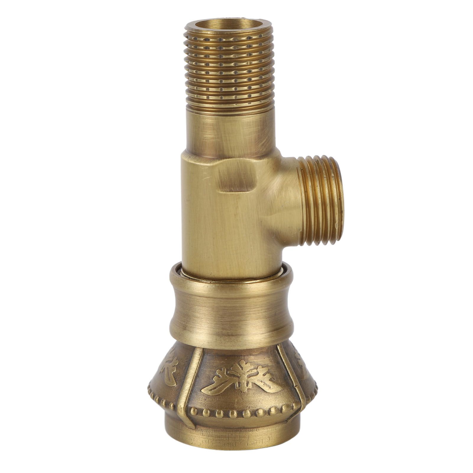 Angle Valve Vintage European Style Brass Cold Hot Water Stop Valve for Water view 9
