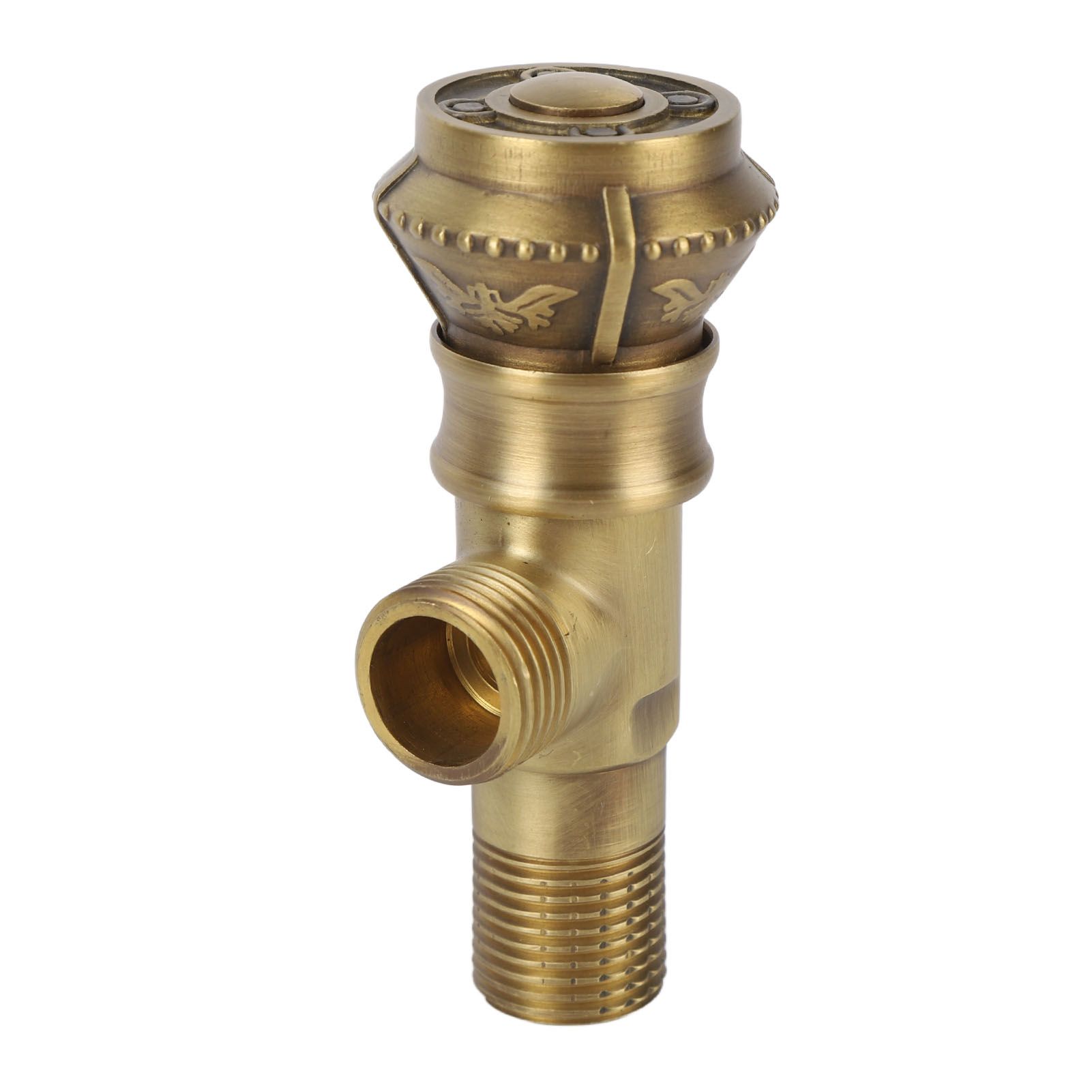 Angle Valve Vintage European Style Brass Cold Hot Water Stop Valve for Water view 13