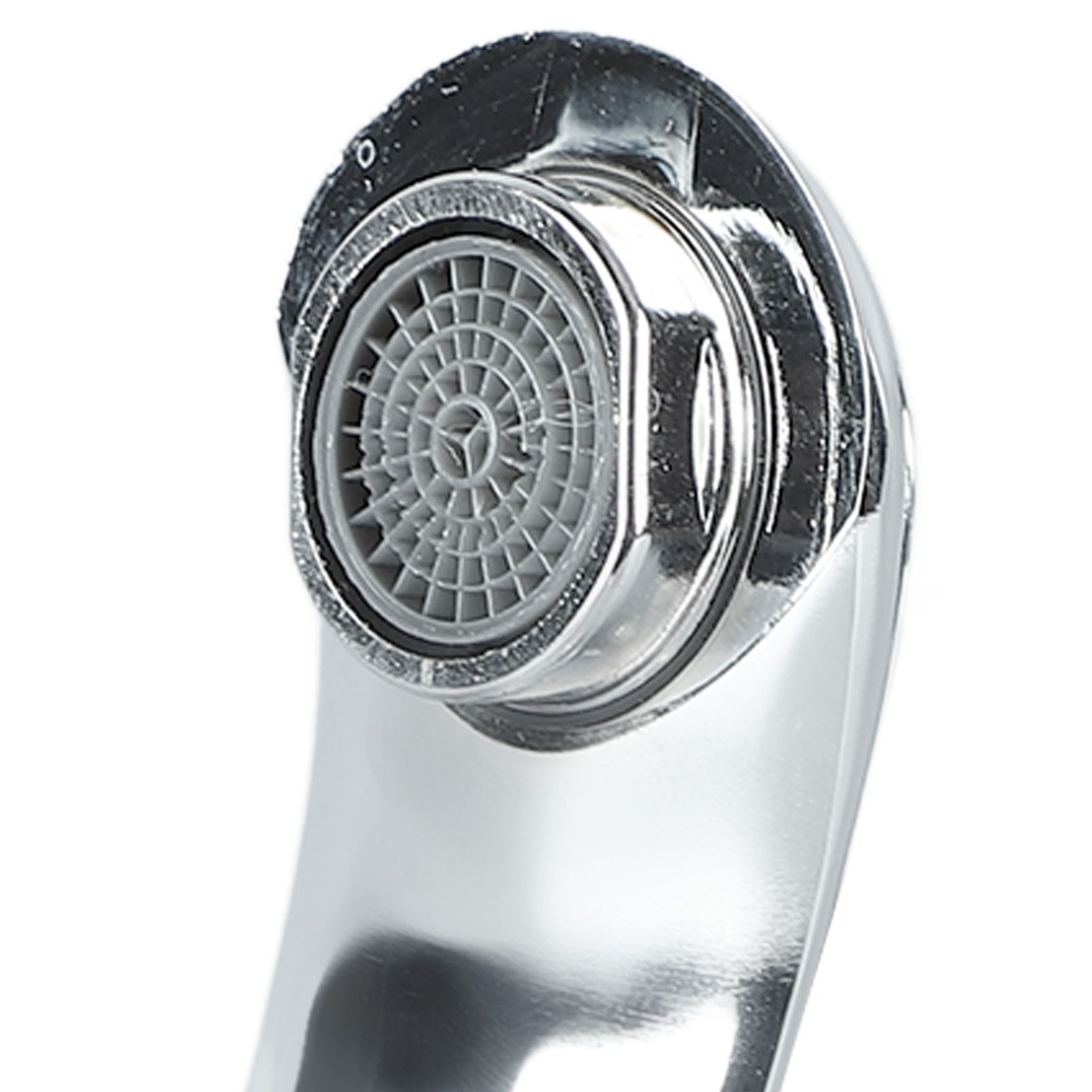 Bathroom Sink Faucet Zinc Alloy 2 Hole Single Handle Hot and Cold Water Mixer view 13