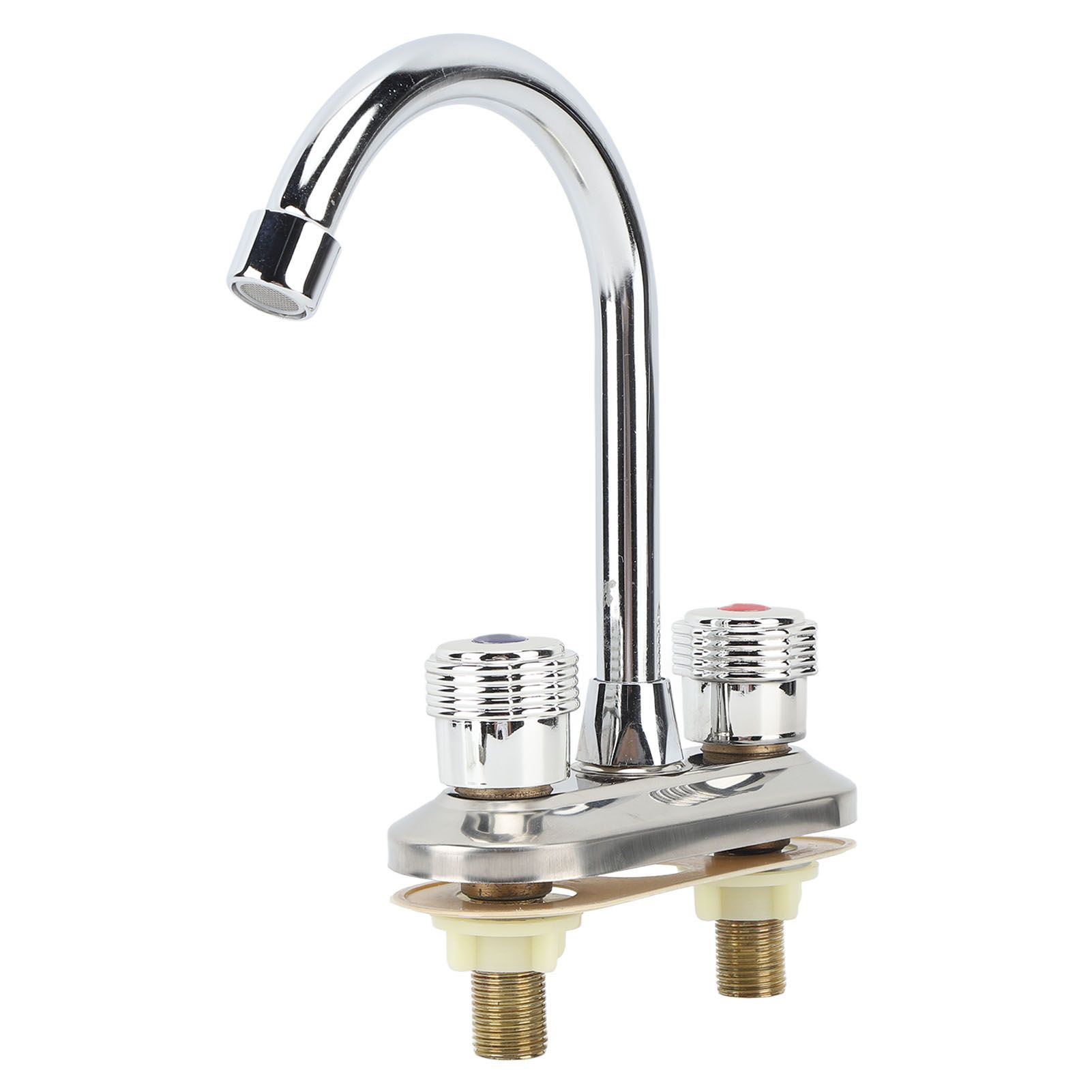 2 Handle Bathroom Faucet Water Saving Hot Water Centerset Bathroom Faucet for view 2
