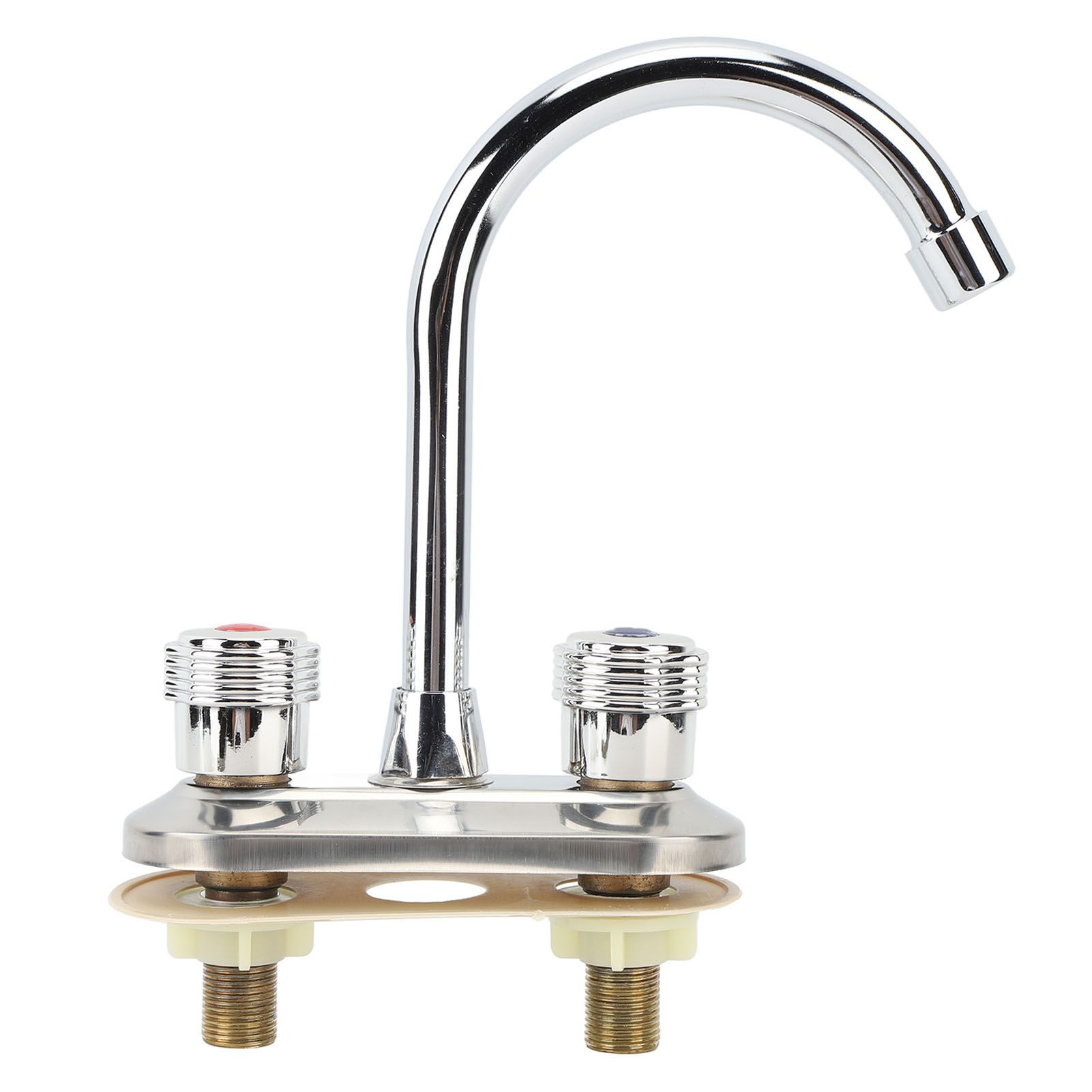 2 Handle Bathroom Faucet Water Saving Hot Water Centerset Bathroom Faucet for view 6