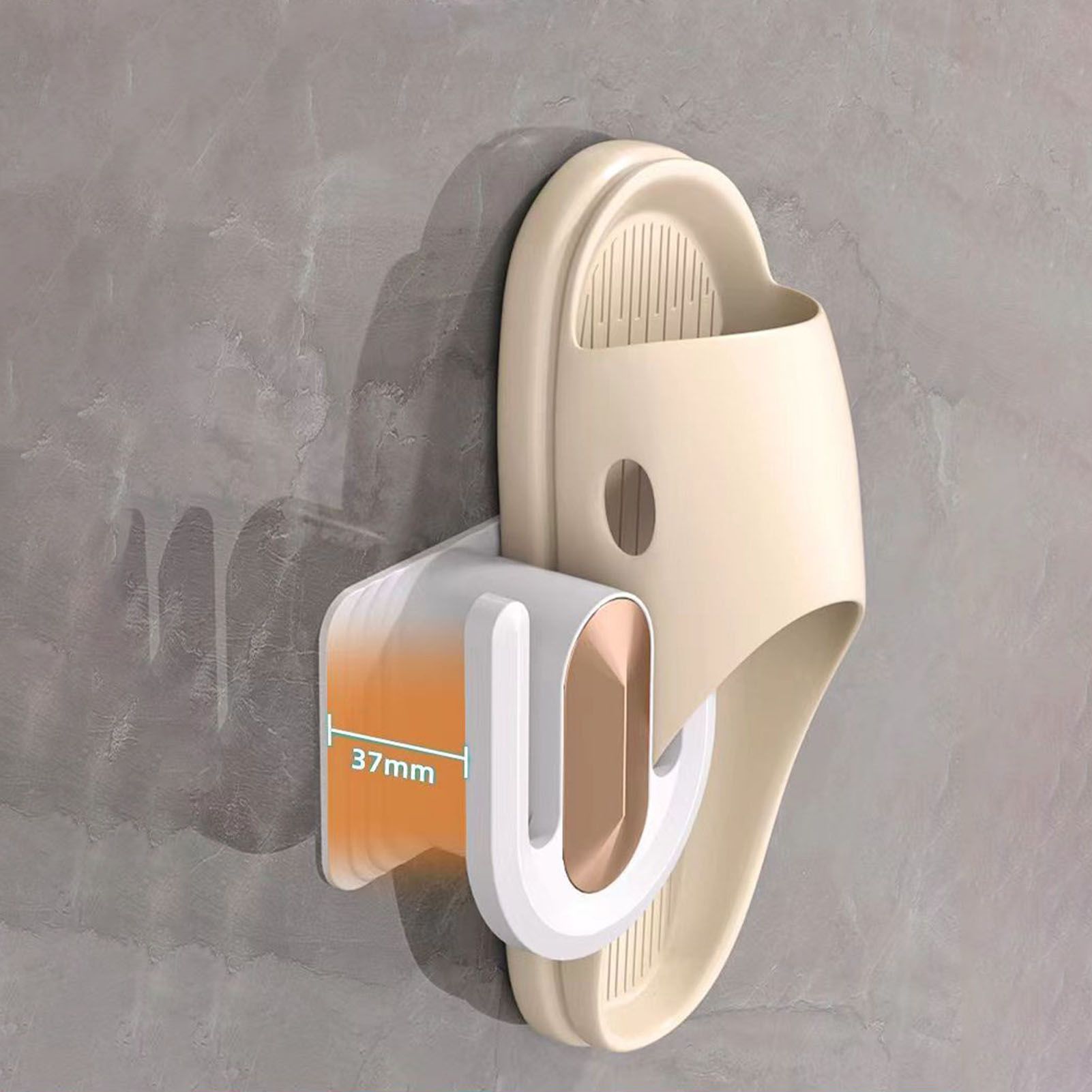 Slipper Hook Wall Mounted Drill Free Multifunctional Hanger Hook for Entrance view 5