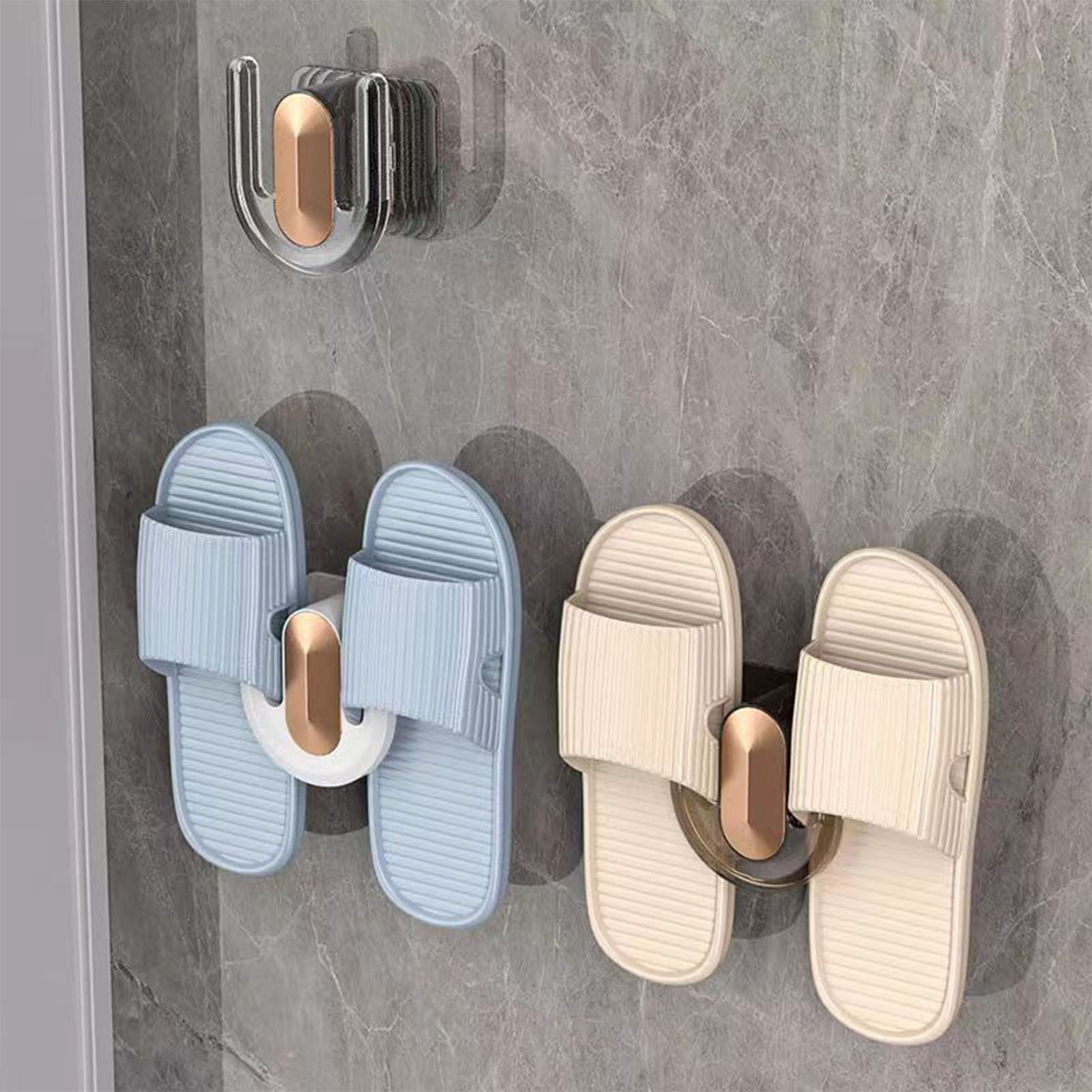 Slipper Hook Wall Mounted Drill Free Multifunctional Hanger Hook for Entrance view 7