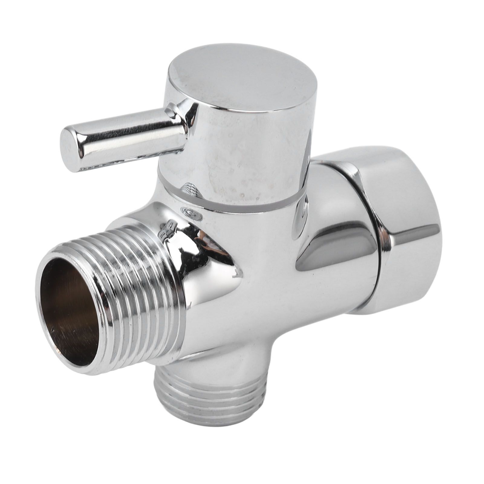 Brass 3 Way Shower Arm Diverter Valve 3 Way Water Valve Water Separator Shower view 2