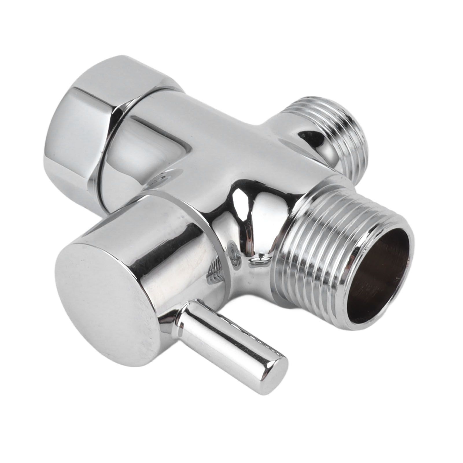 Brass 3 Way Shower Arm Diverter Valve 3 Way Water Valve Water Separator Shower view 3