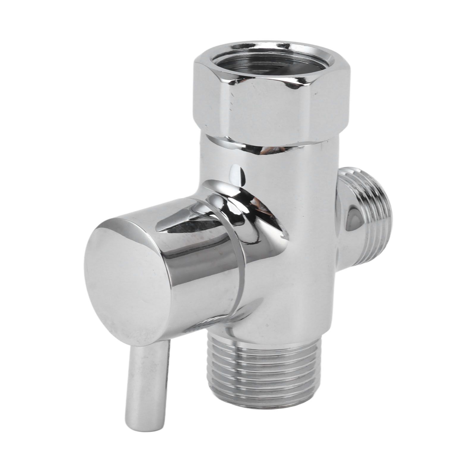 Brass 3 Way Shower Arm Diverter Valve 3 Way Water Valve Water Separator Shower view 5