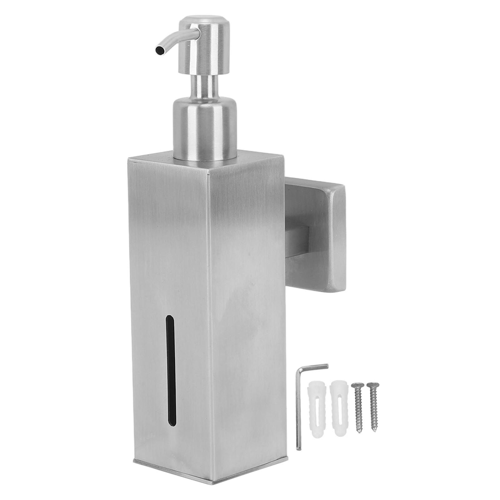 304 Stainless Steel Soap Dispenser Rustproof Refillable Soap Dispenser Soap