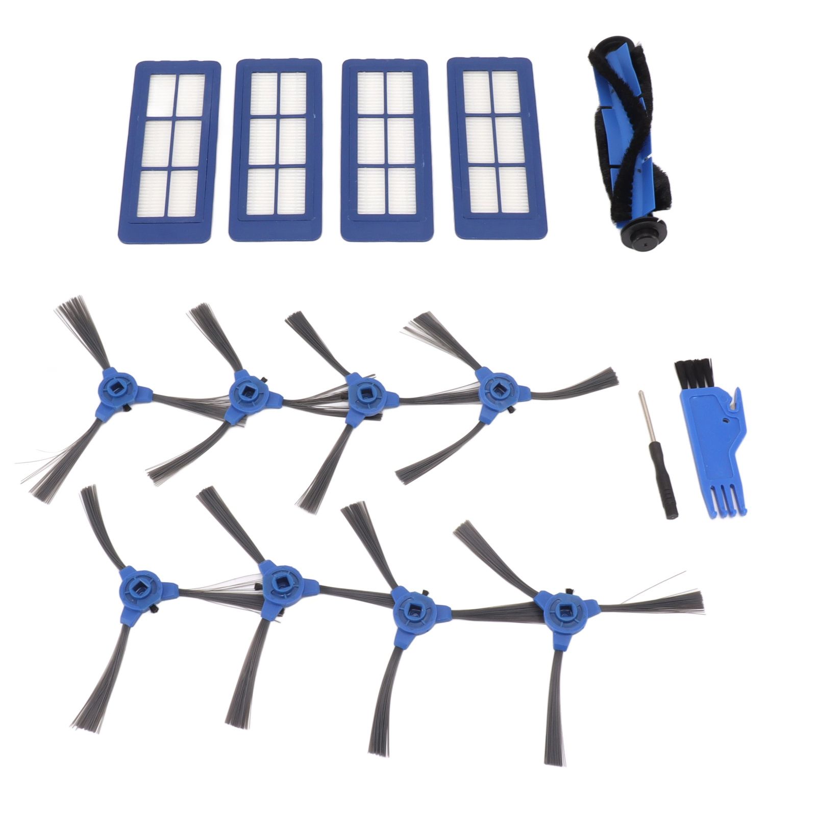 Sweeping Robot Main Side Brush Filter Screen Replacement Kit for RoboVac 11S view 8