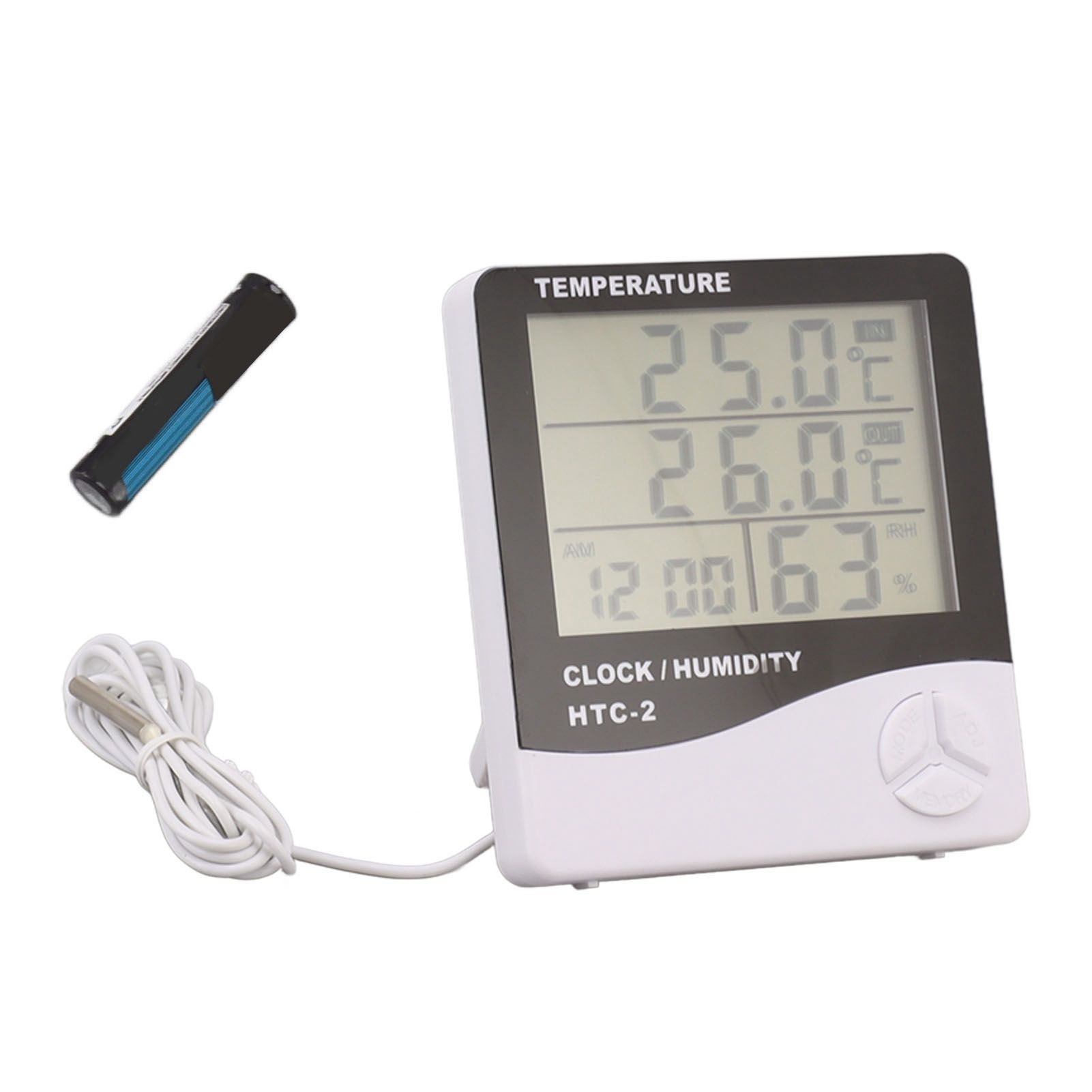 Indoor Outdoor Thermometer High Accuracy Digital Hygrometer Large Screen