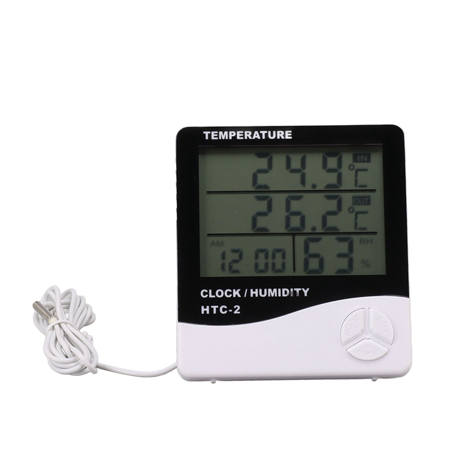 Indoor Outdoor Thermometer High Accuracy Digital Hygrometer Large Screen view 3