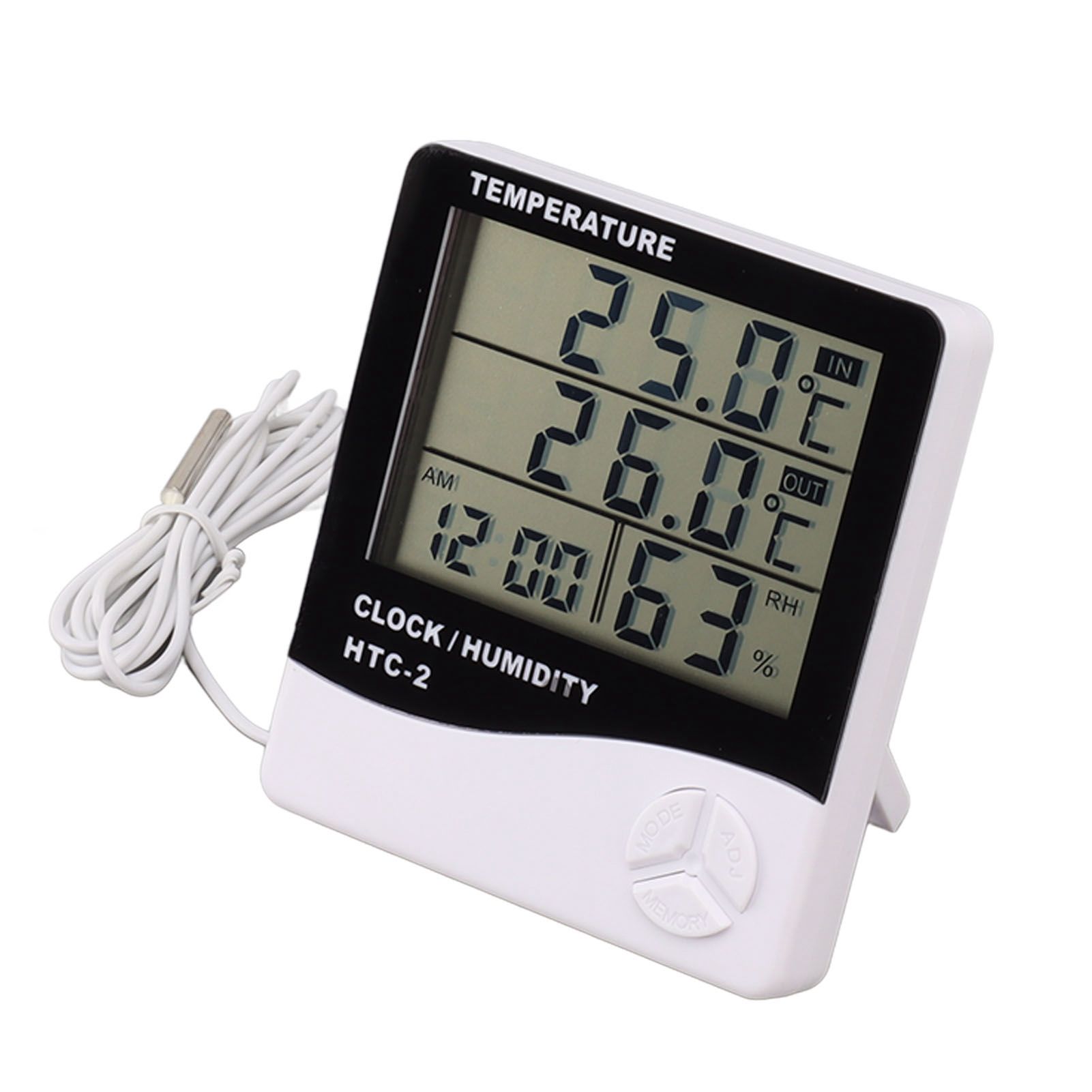 Indoor Outdoor Thermometer High Accuracy Digital Hygrometer Large Screen view 6