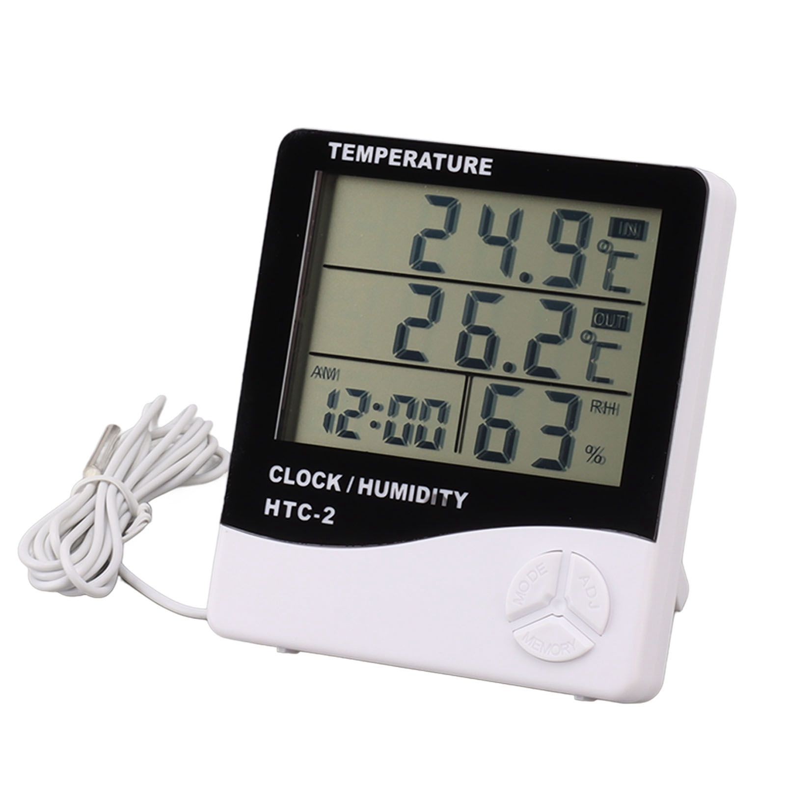 Indoor Outdoor Thermometer High Accuracy Digital Hygrometer Large Screen view 8