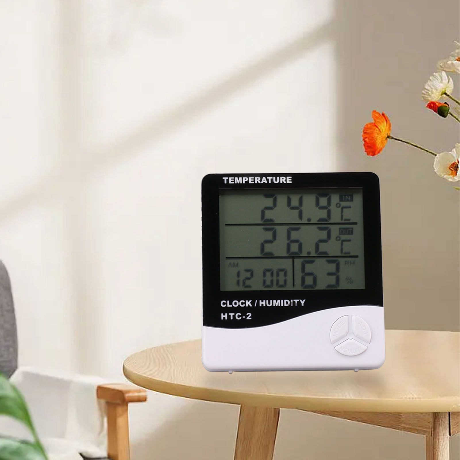 Indoor Outdoor Thermometer High Accuracy Digital Hygrometer Large Screen view 11