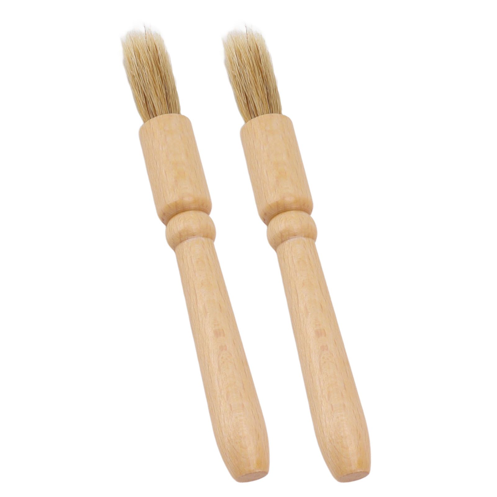 2 Pcs Coffee Grinder Cleaning Brush Wooden Tabletop Brush Cleaner for Bean view 6