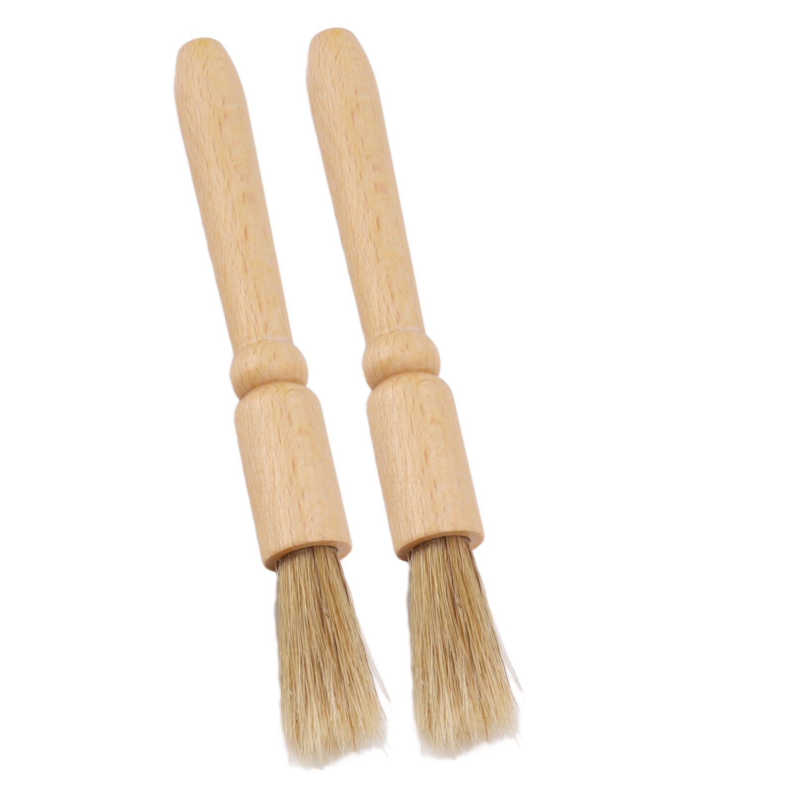 2 Pcs Coffee Grinder Cleaning Brush Wooden Tabletop Brush Cleaner for Bean view 9
