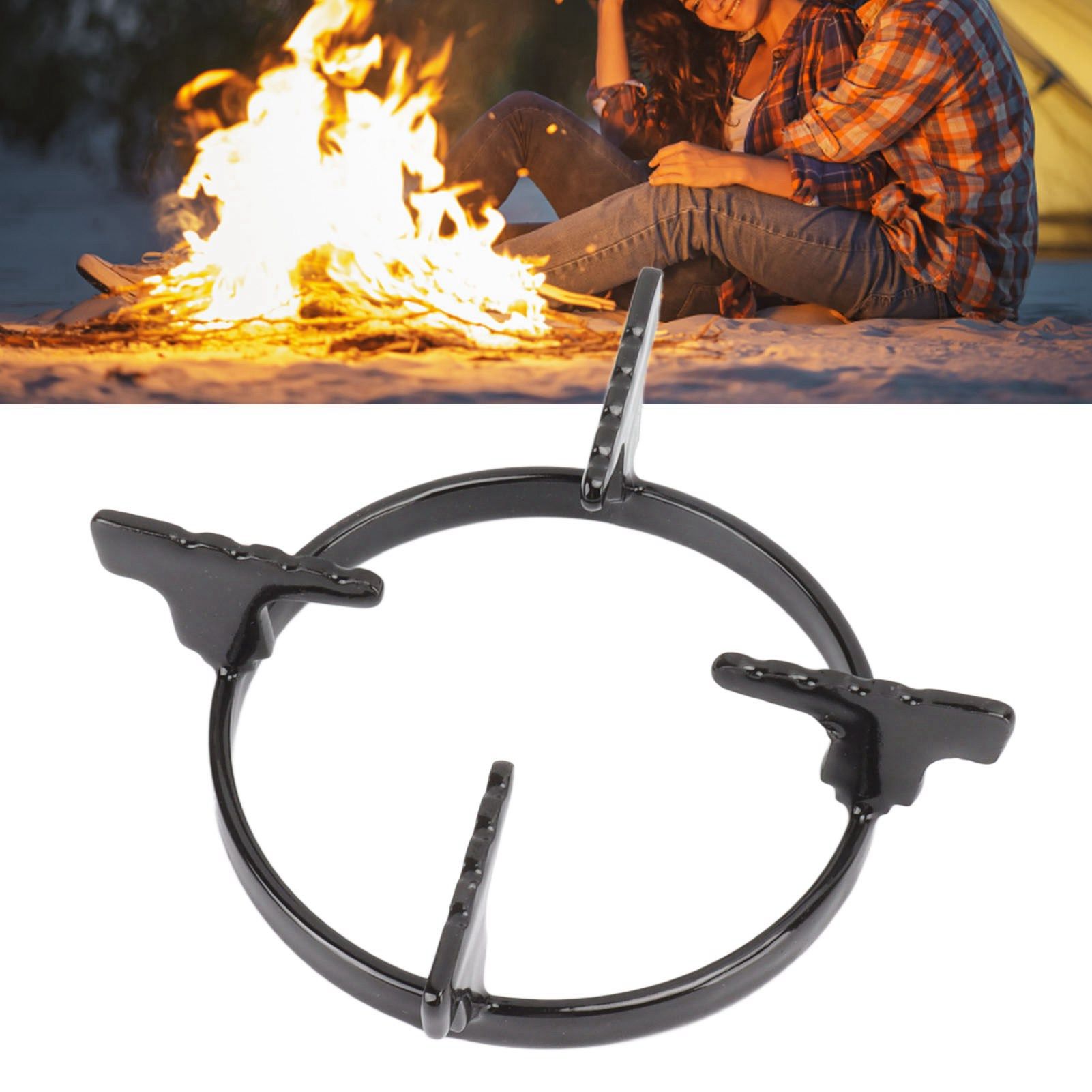 Cast Iron Wok Rack Rust Prevention Portable Gas Stove Rack Wok Stand for Kitchen view 12