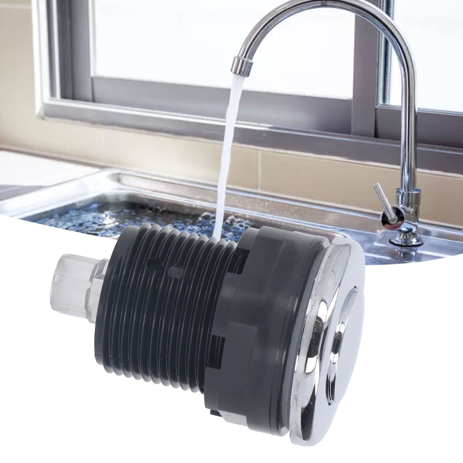 Garbage Disposal Air Switch Stainless Steel Head Flexible Spa Bathtub Air view 11