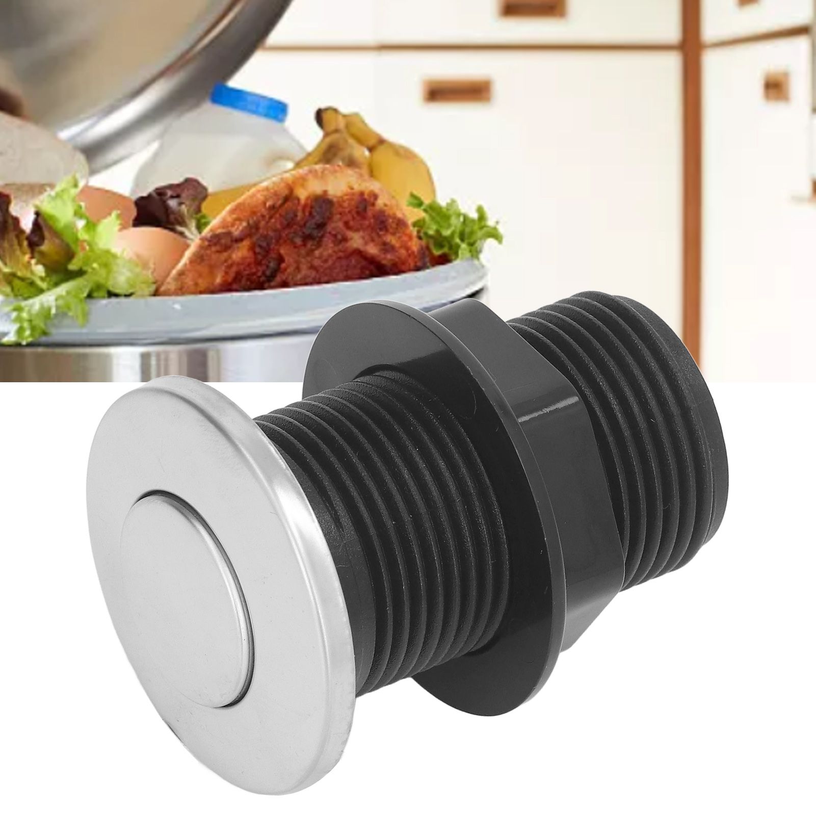 Food Waste Garbage Disposal Air Switch Stainless Steel Button Pneumatic view 11