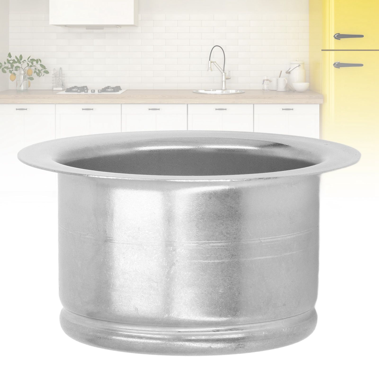 114mm Extended Sink Flange Stainless Steel Deep Garbage Disposal Flange view 11