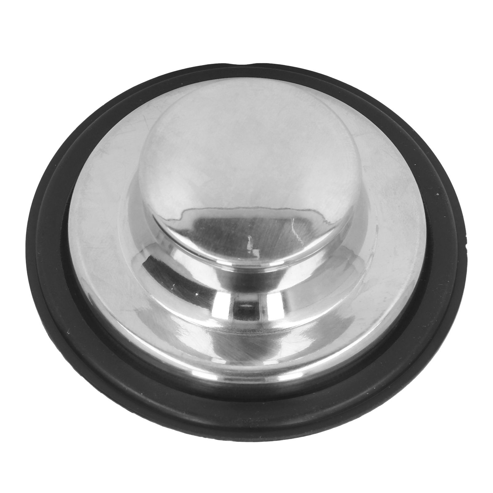 Kitchen Sink Stopper Brushed Stainless Steel Garbage Disposal Stopper Rubber view 2