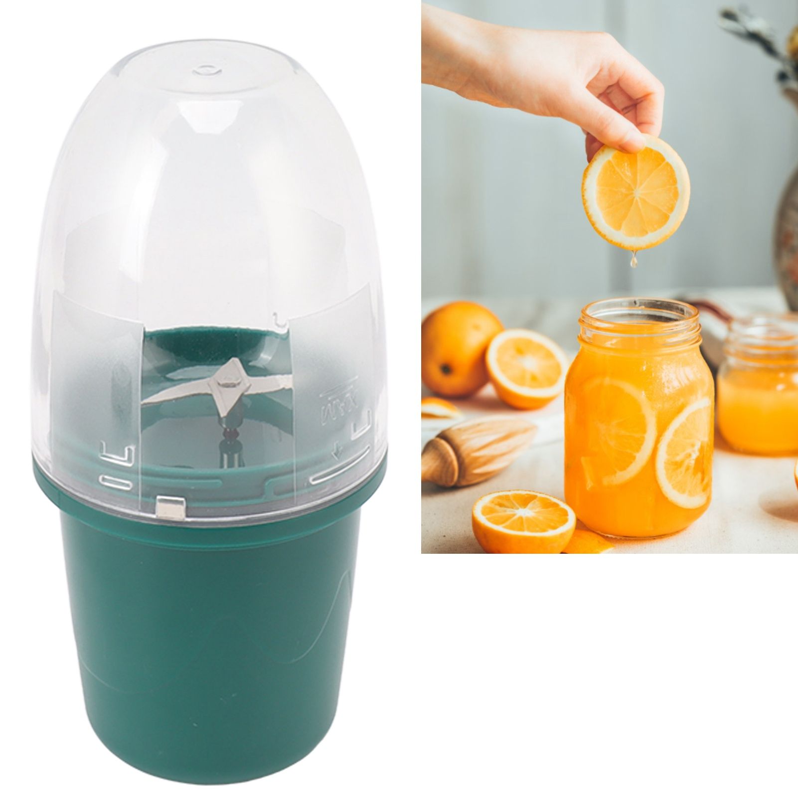 Portable Juicer Cup Multifunctional Rechargeable Small 4 Blades Blender Fruit view 9