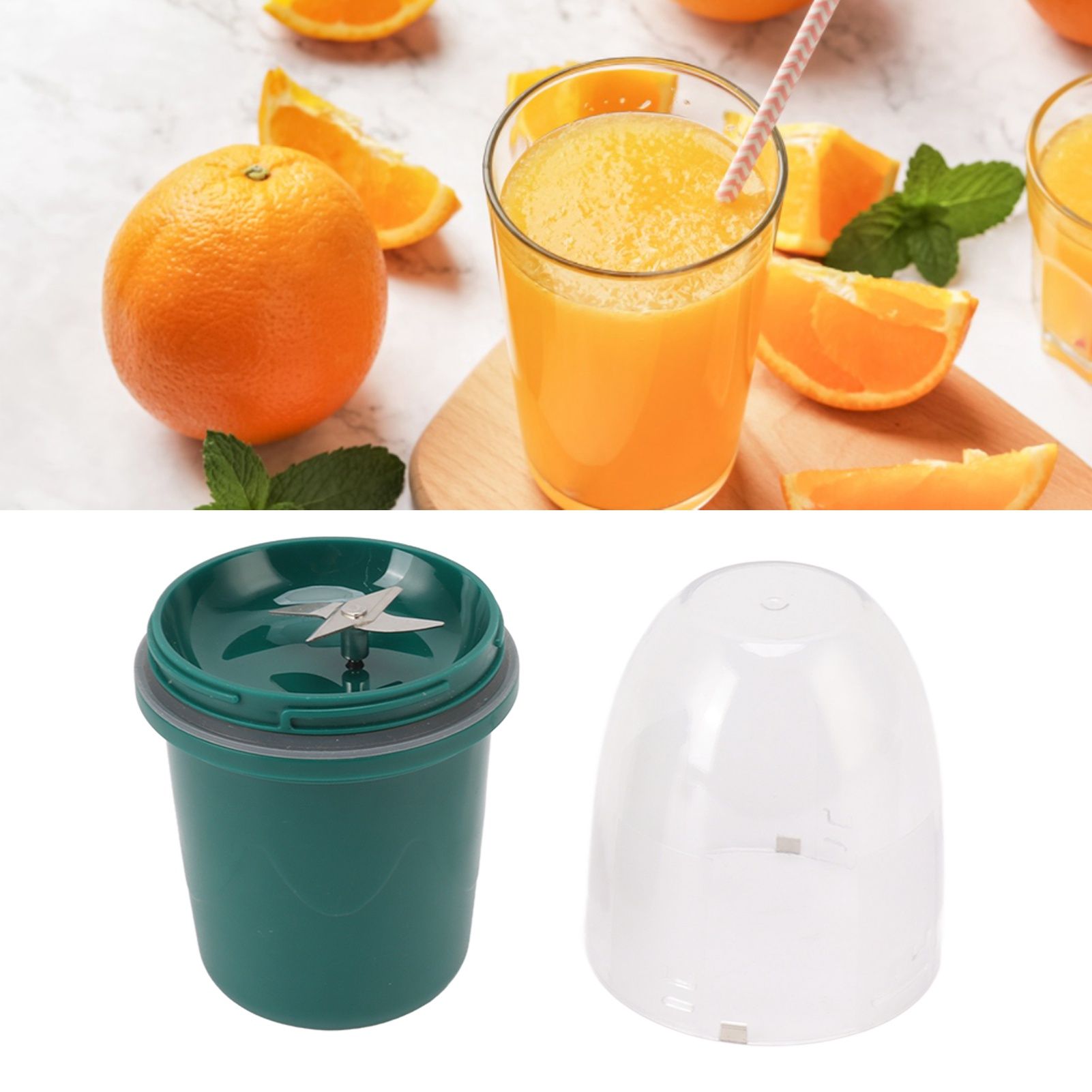 Portable Juicer Cup Multifunctional Rechargeable Small 4 Blades Blender Fruit view 11