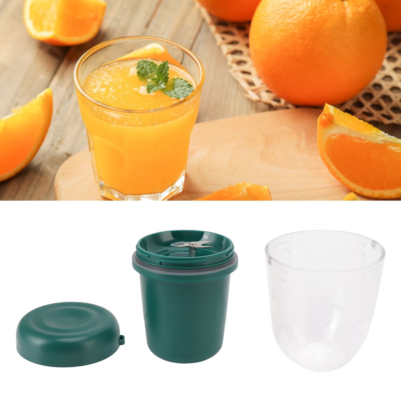 Portable Juicer Cup Multifunctional Rechargeable Small 4 Blades Blender Fruit view 12