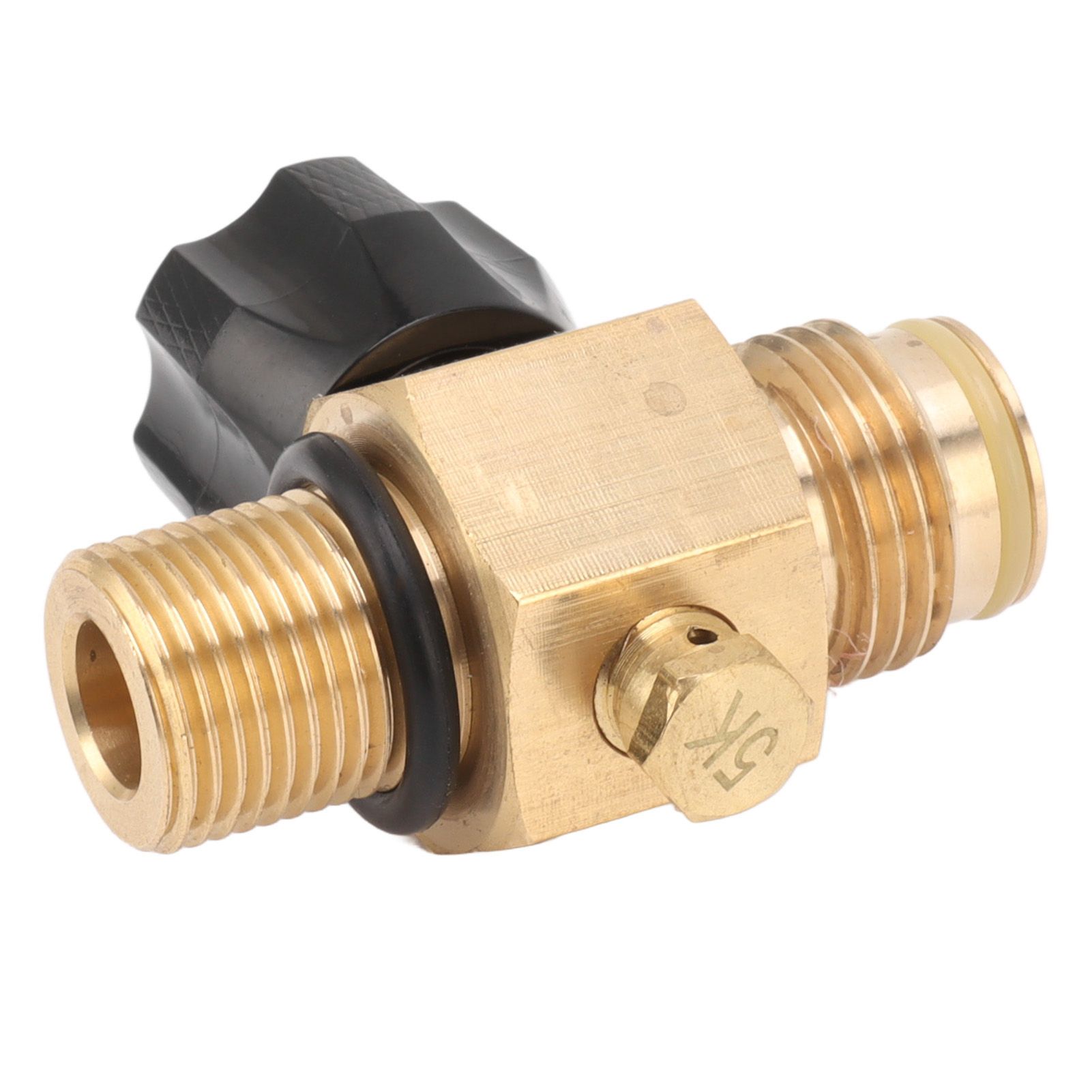 G1/2 14 CO2 Cylinder Refill Adapter 5000psi Maximum Pressure Brass M18x1.5 view 4