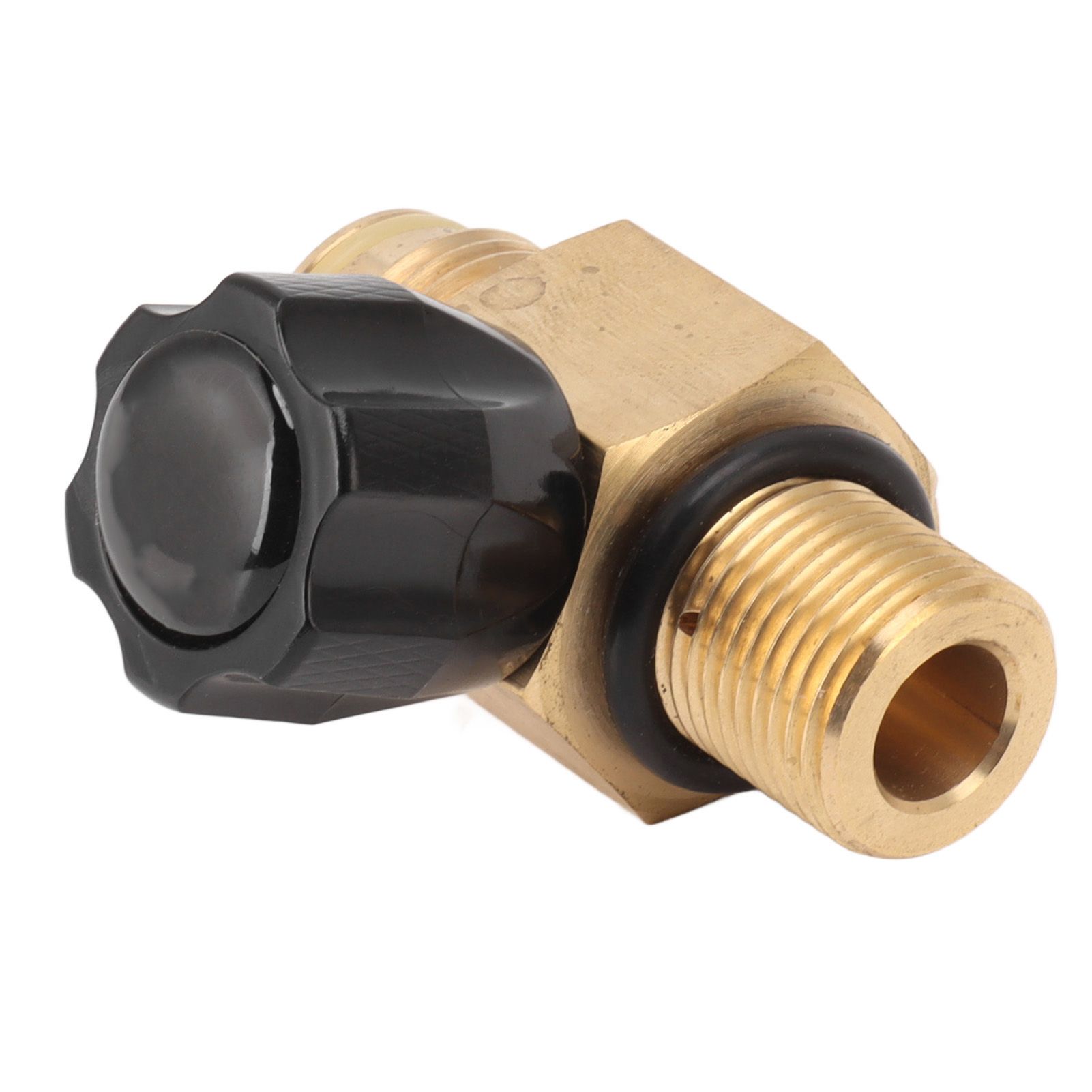 G1/2 14 CO2 Cylinder Refill Adapter 5000psi Maximum Pressure Brass M18x1.5 view 5