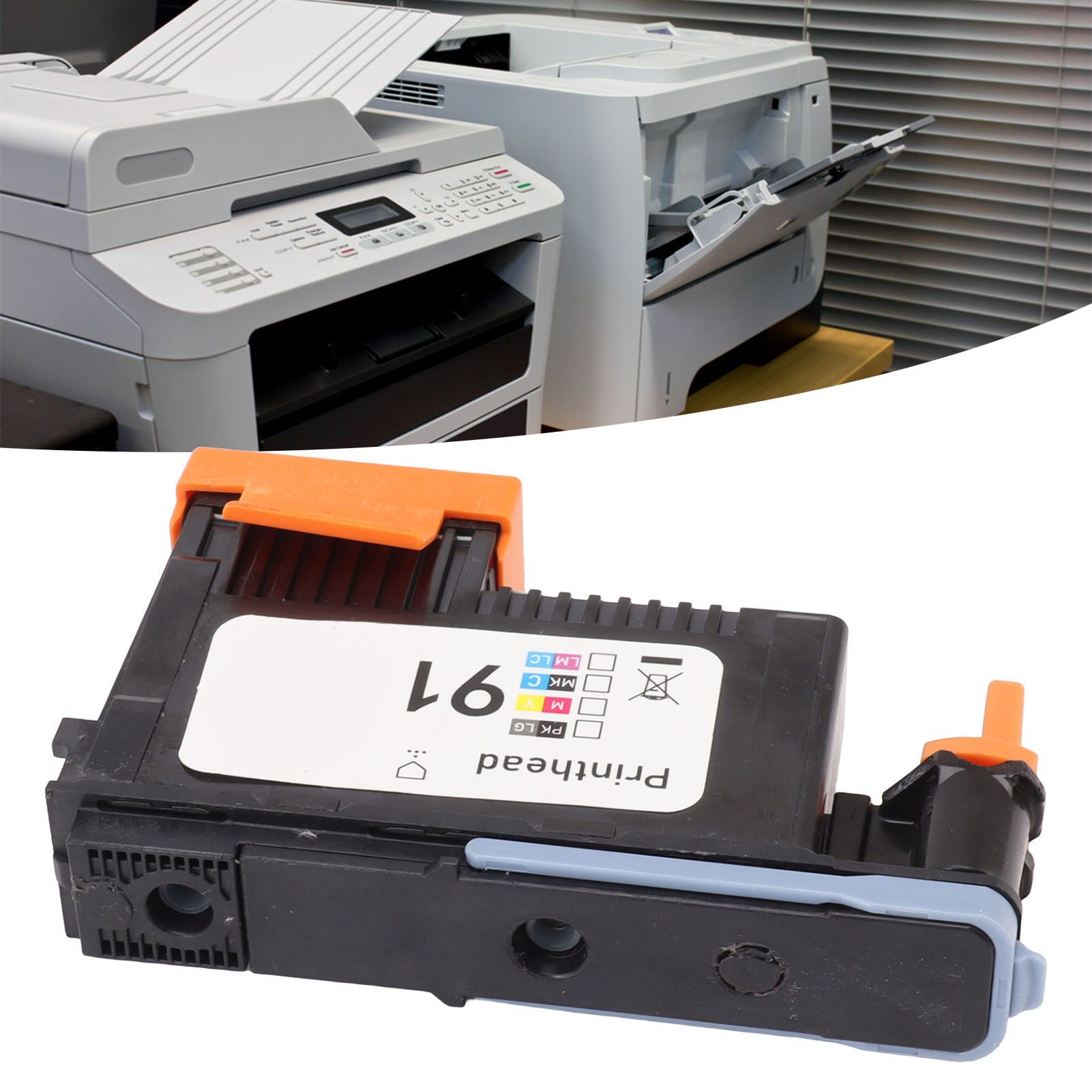 ABS Printhead Printer Head Replacement for Designjet Z6100 Z6100ps 91 Printer view 12