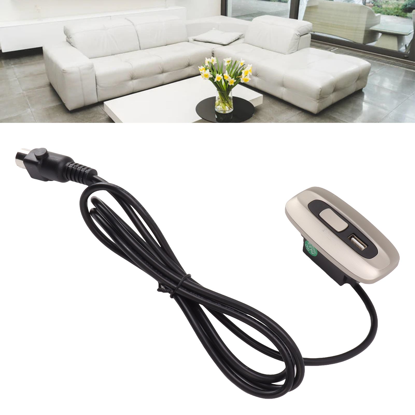 Lift Chair Hand Controller 5 Pin 2 Buttons Electric Sofa Power Recliner view 12