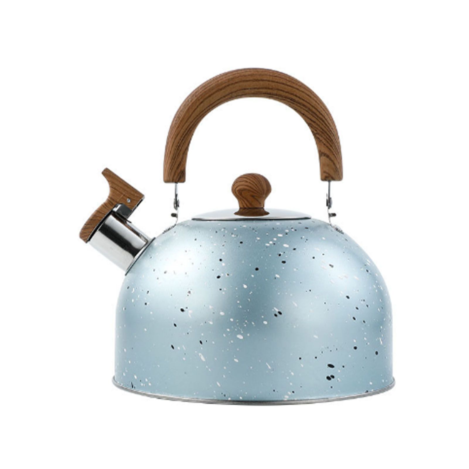 Water Kettle Stainless Steel Whistle Water Kettle Large Capacity Flat Bottomed