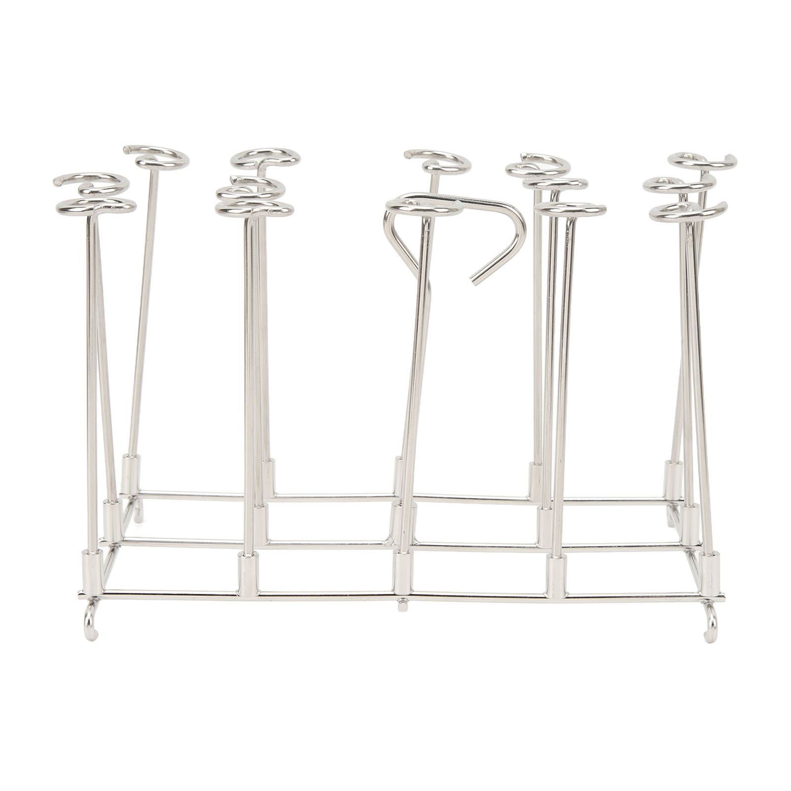 Skewer Stand Fryer Grill Rack Set Stainless Steel Vertical BBQ Grill Rack view 4