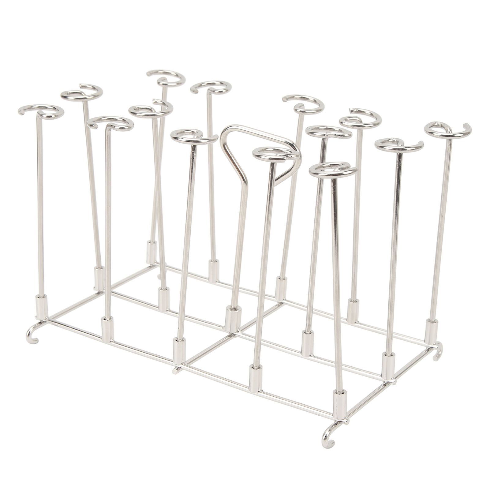 Skewer Stand Fryer Grill Rack Set Stainless Steel Vertical BBQ Grill Rack view 5
