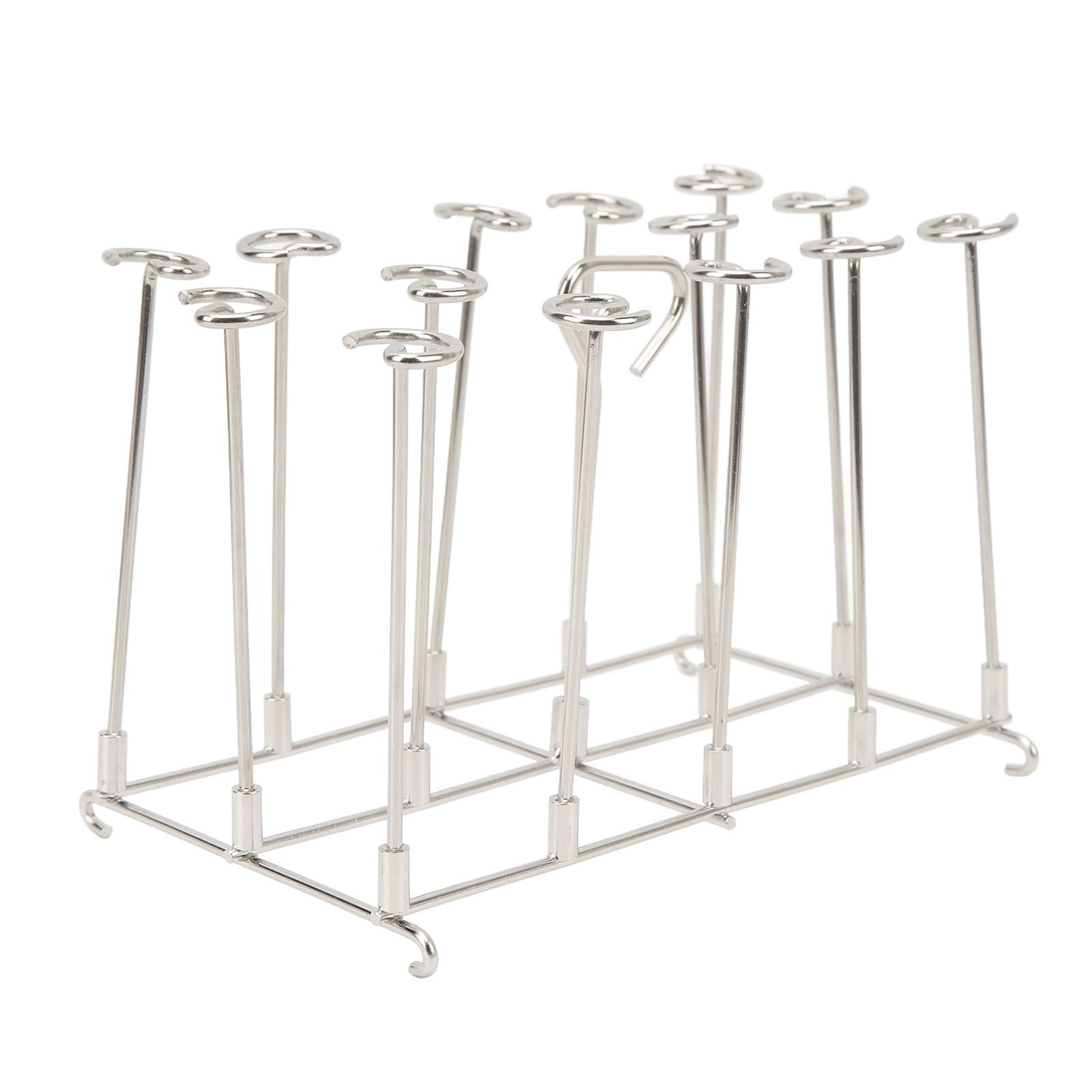 Skewer Stand Fryer Grill Rack Set Stainless Steel Vertical BBQ Grill Rack view 8