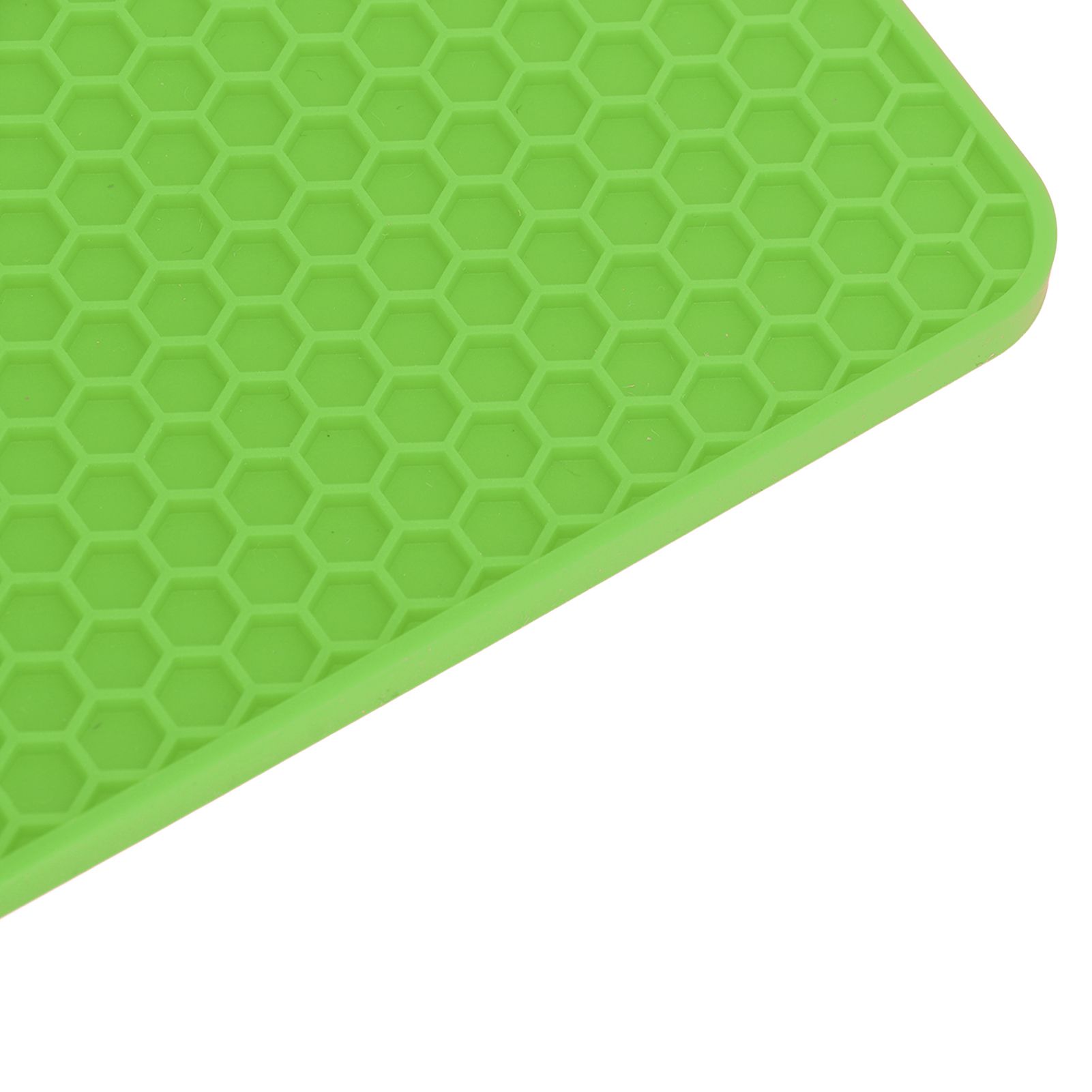 5pcs Silicone Pot Holders Mat Heat Resistant Anti Slip Square Honeycomb Trivet view 13