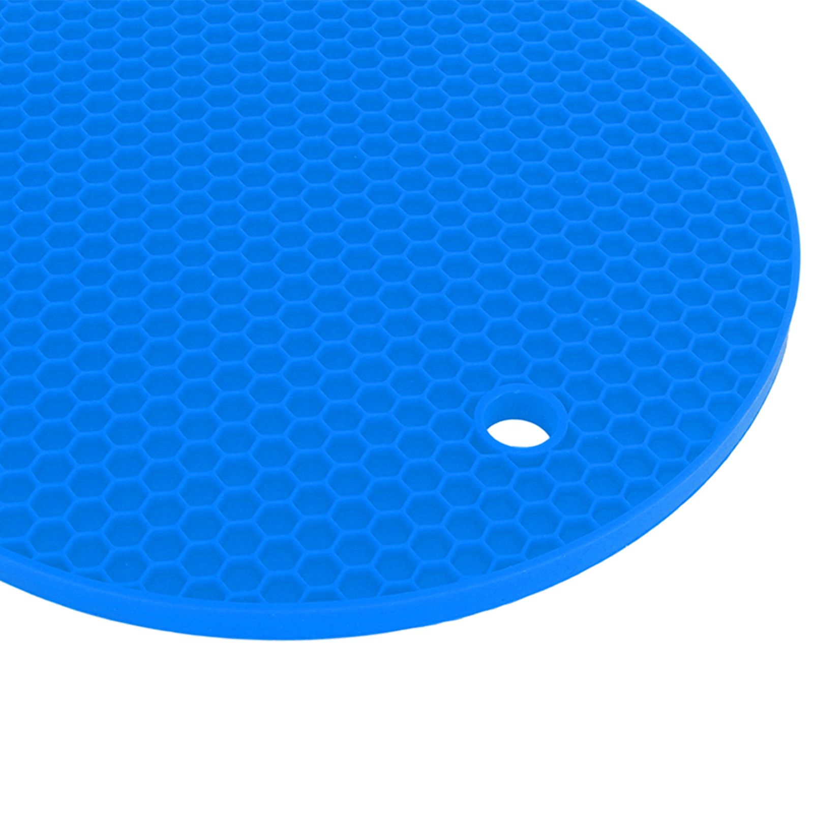 5PCS Silicone Trivet Mats Round Multipurpose Heat Resistant Non Slip Pads Pot view 15